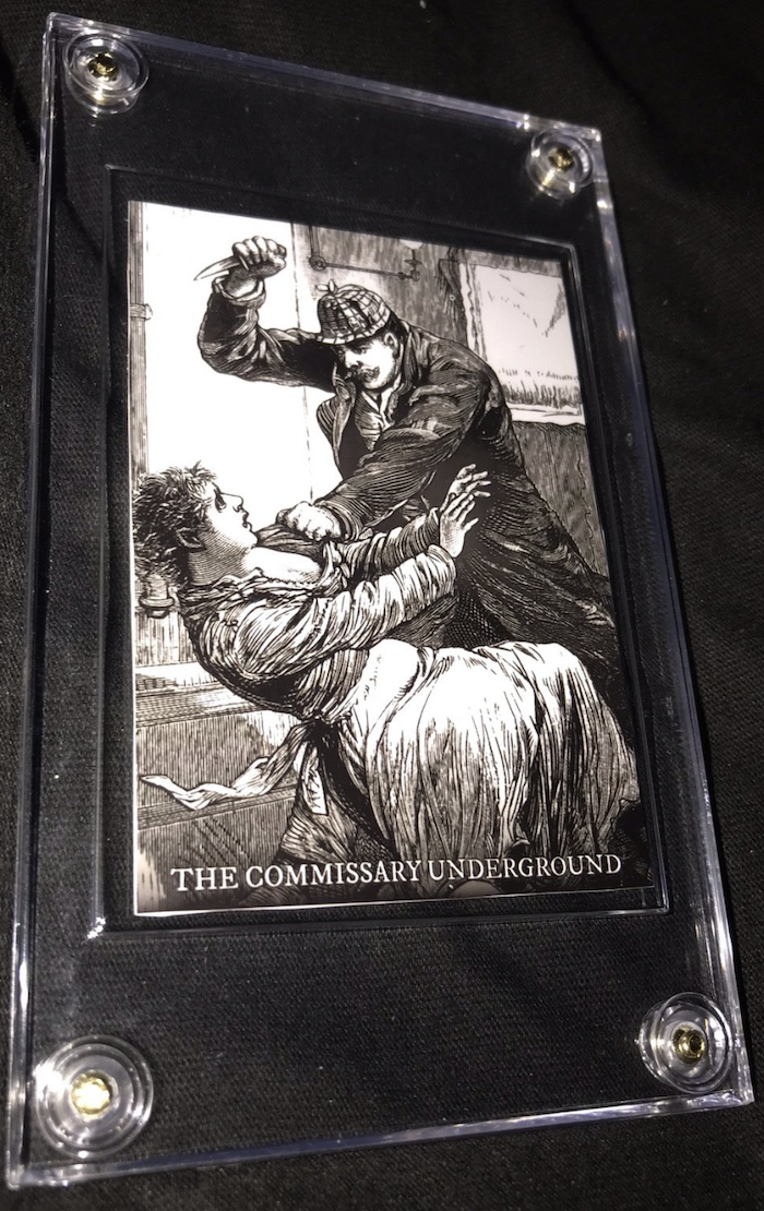 Jack The Ripper Mary Kelly Victim Grave Soil Collector Card image 2