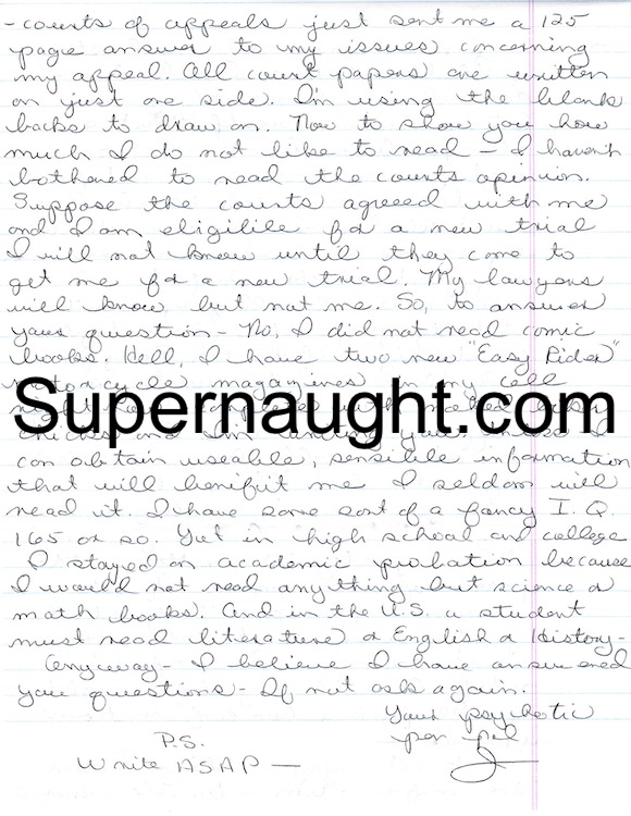 Jack Trawick 10 Page Letter and Envelope Set Both Signed image 2