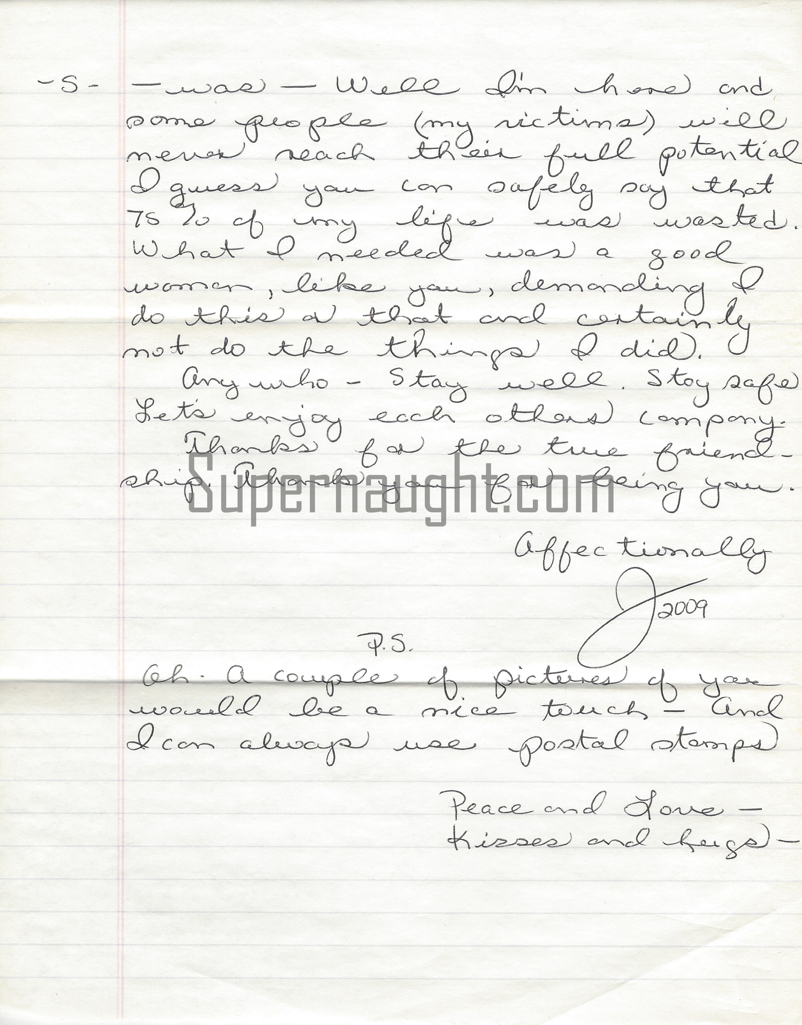 Jack Trawick Letter and Envelope Set Both Signed image 5