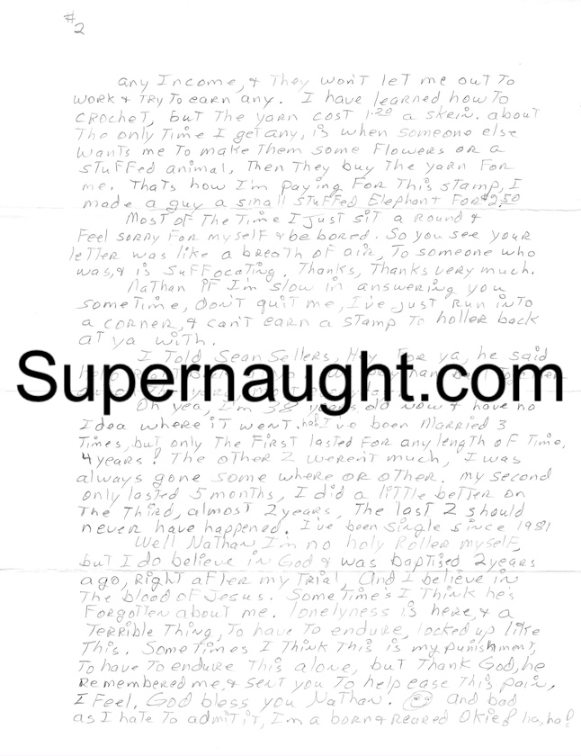 Jackie Humphreys Letter and Envelope Set Both Signed image 2