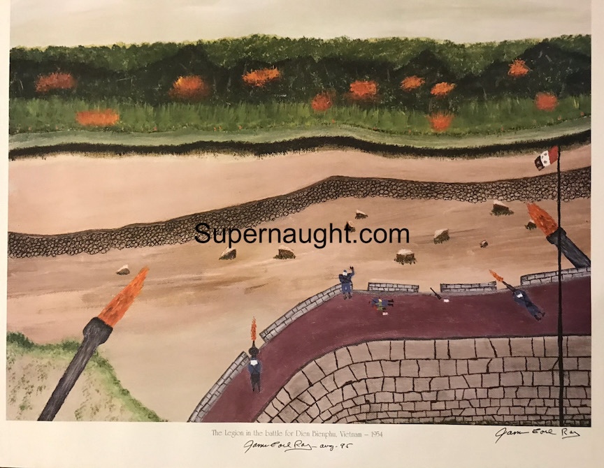 James Earl Ray Legion in the Battle for Dien Bienphu Vietnam Art Print Signed