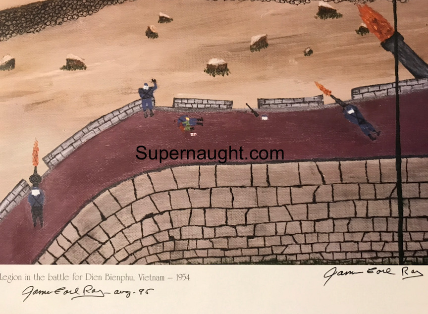 James Earl Ray Legion in the Battle for Dien Bienphu Vietnam Art Print Signed image 2