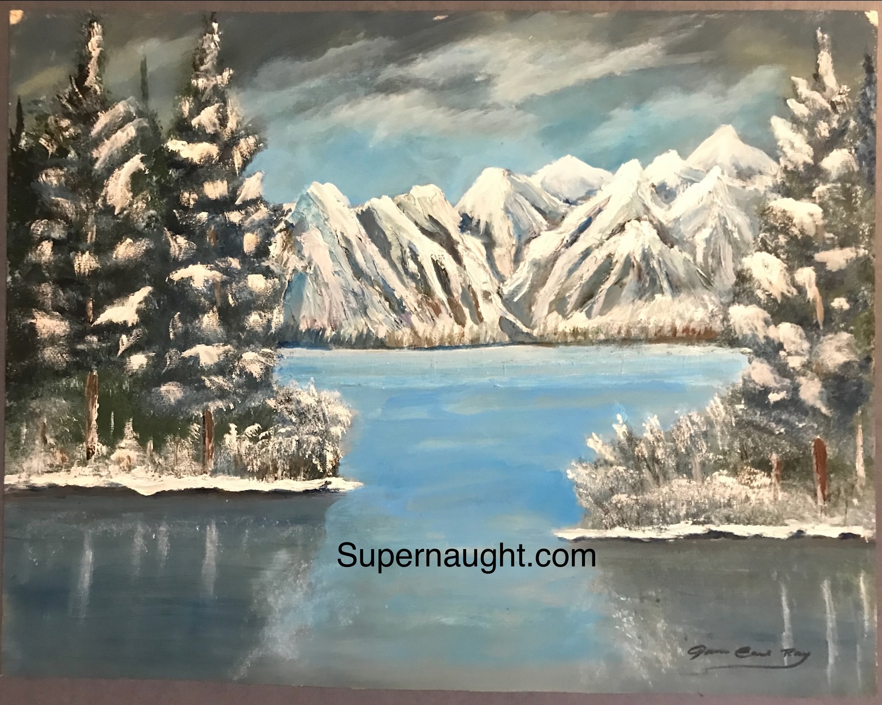 James Earl Ray Prison Painting Signed