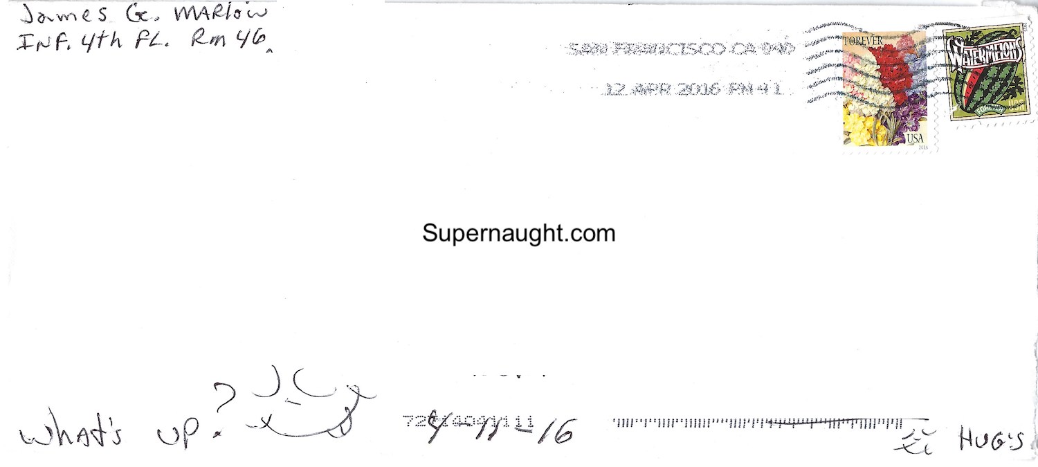 James Marlow Story With Signed Envelope image 2