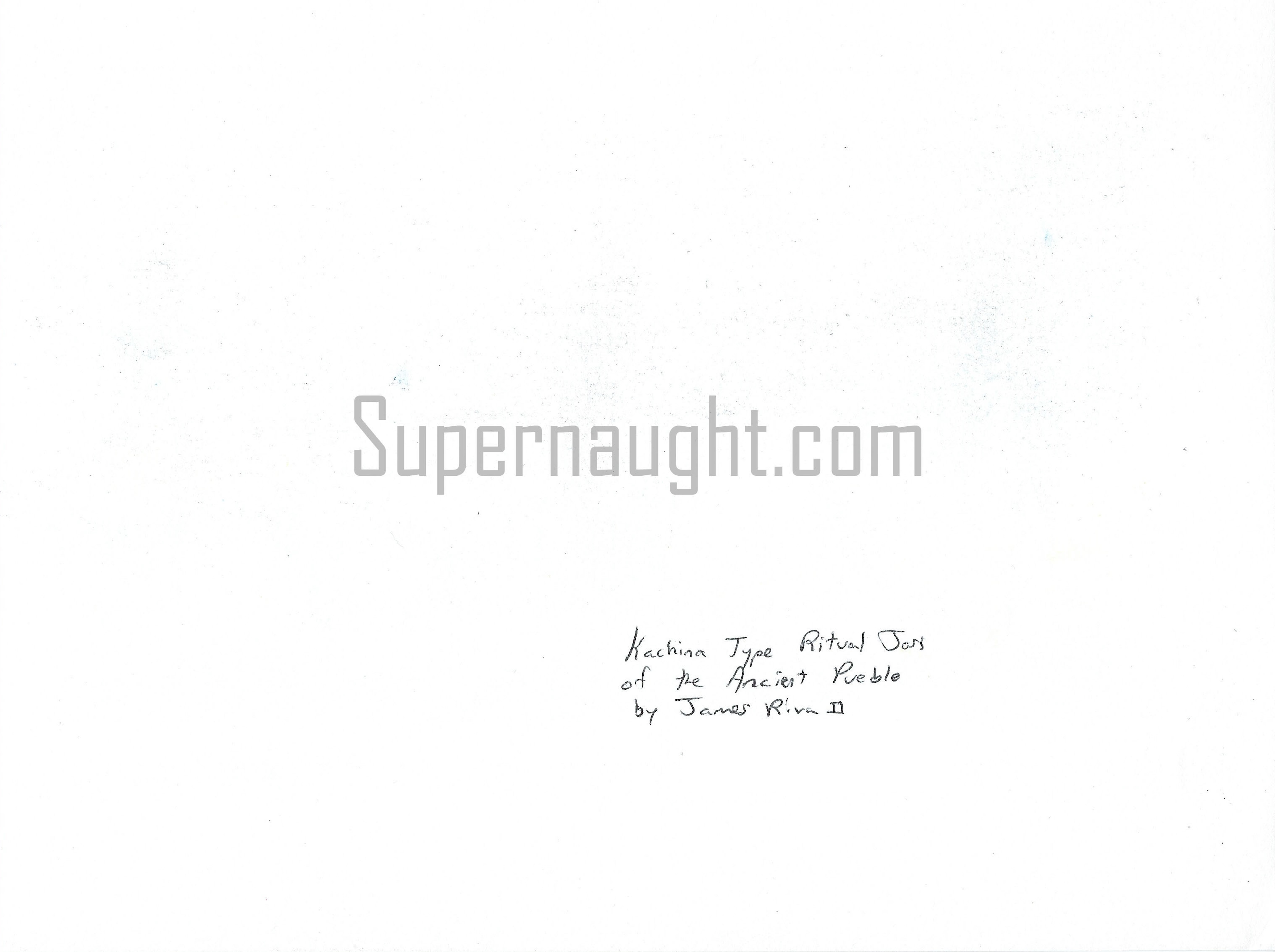 James Riva Ritual Jars Drawing Signed image 2
