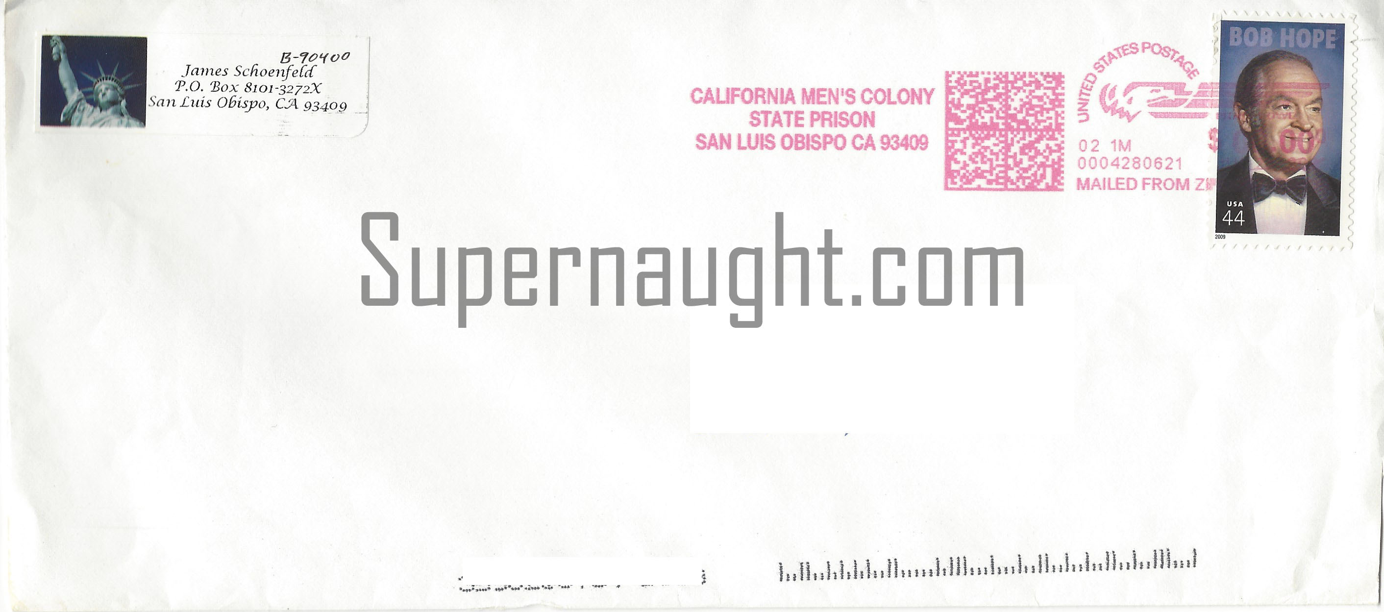 James Schoenfeld Card Signed with Envelope Set image 4
