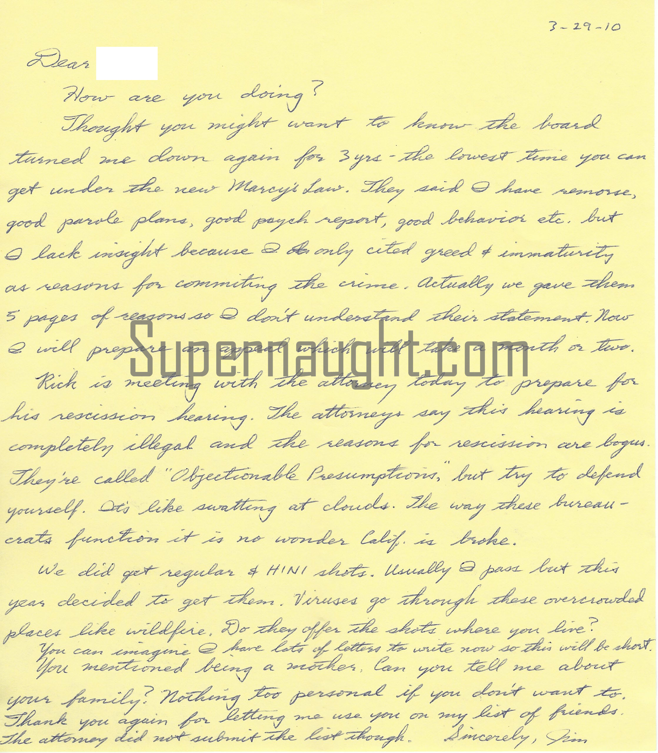 James Schoenfeld Letter Signed with Envelope Set