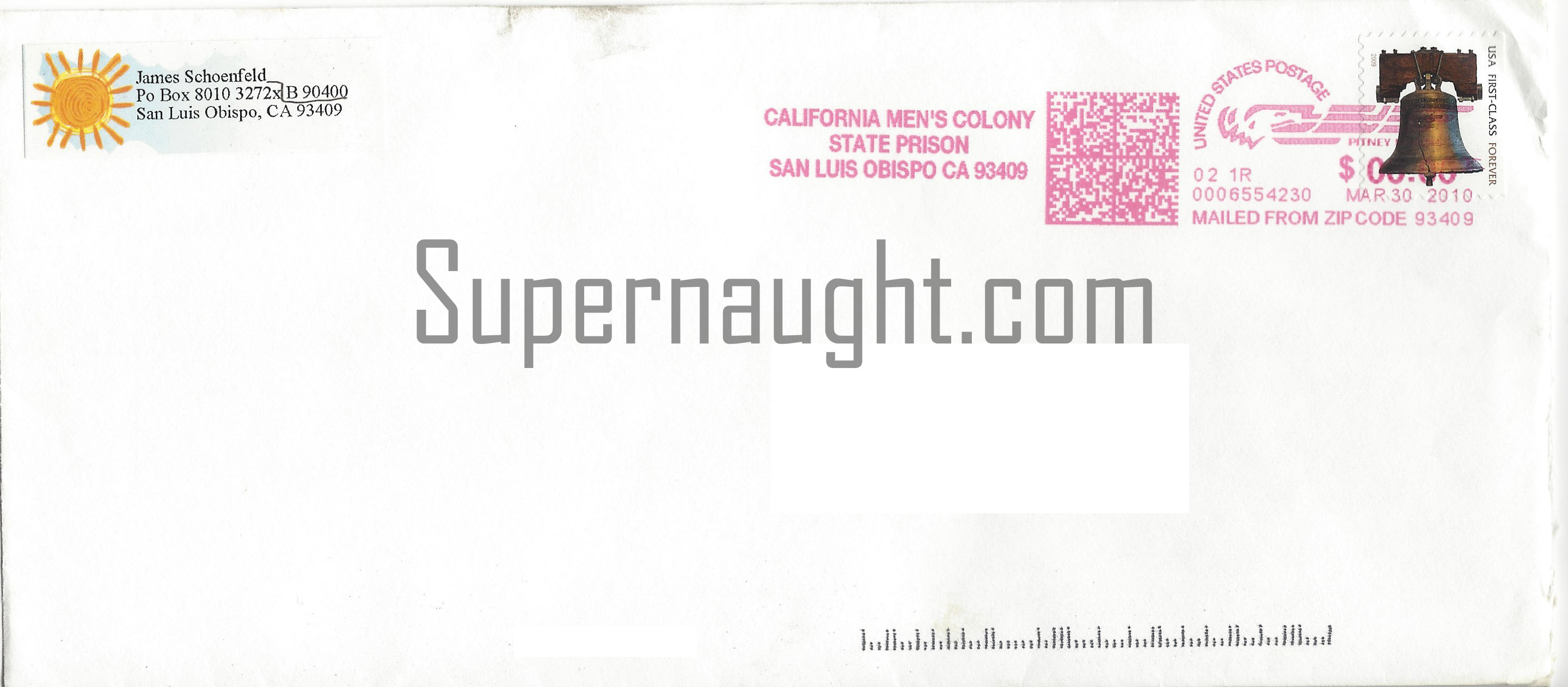 James Schoenfeld Letter Signed with Envelope Set image 2