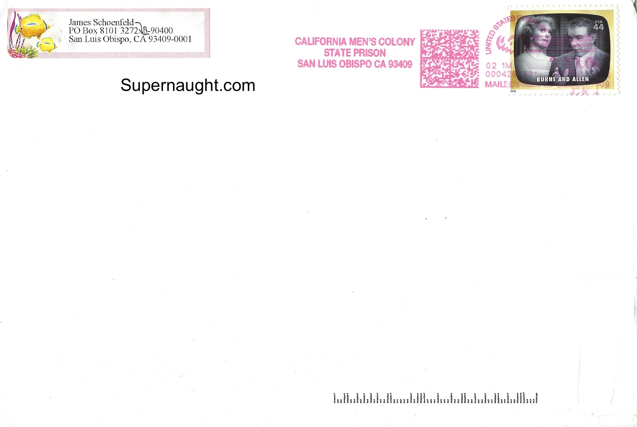 James Schoenfeld Letter with Envelope Set image 2