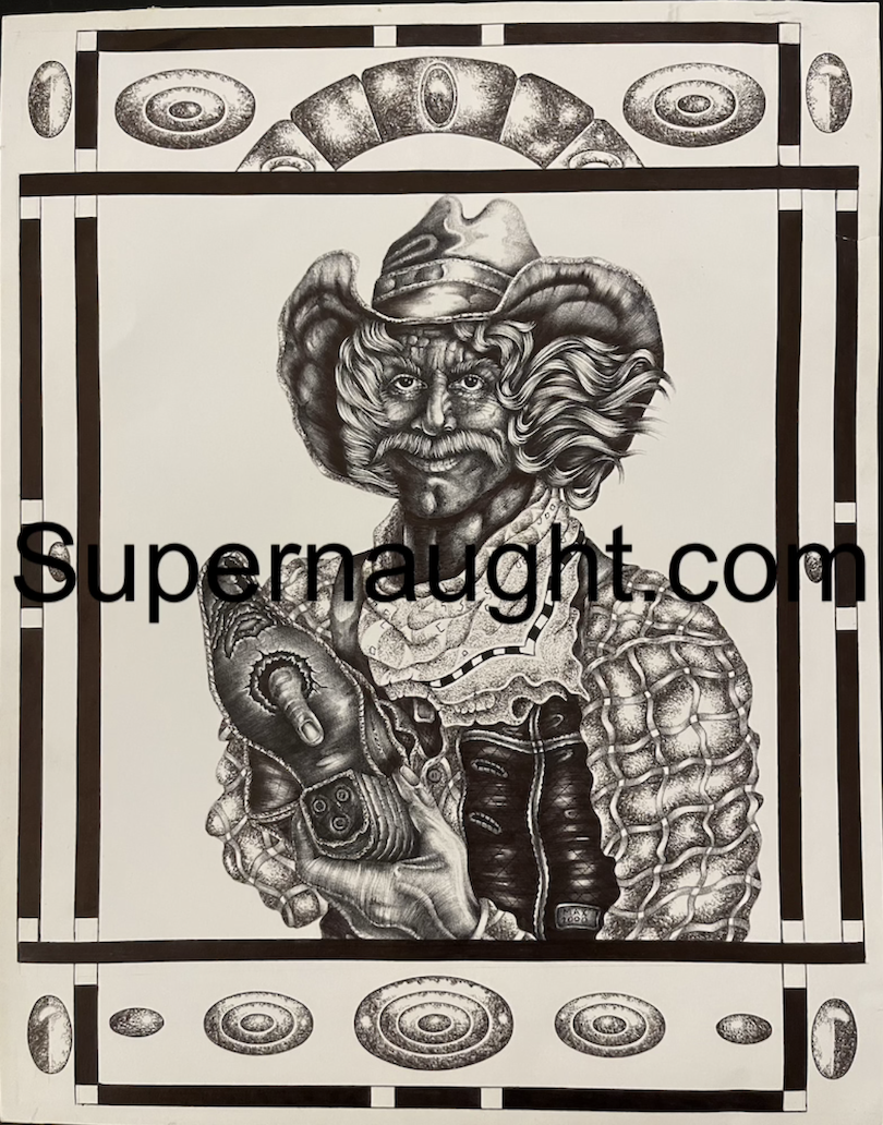 James Schreckengost Cowboy Artwork Signed