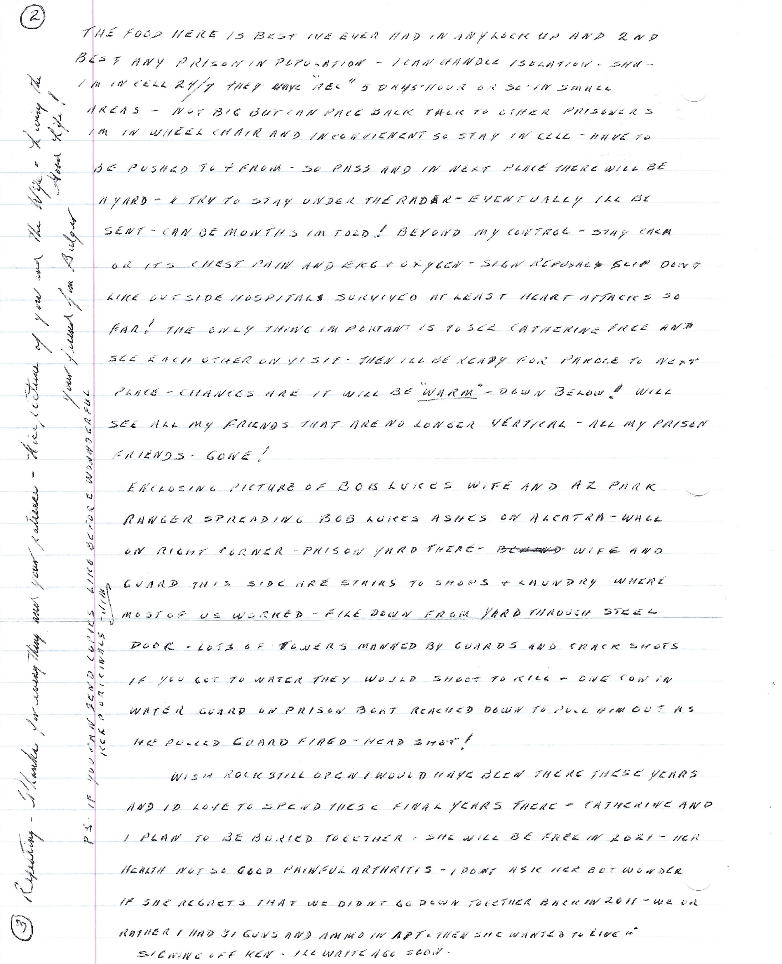 James Whitey Bulger Two Page Letter and Envelope Set Both Signed image 2
