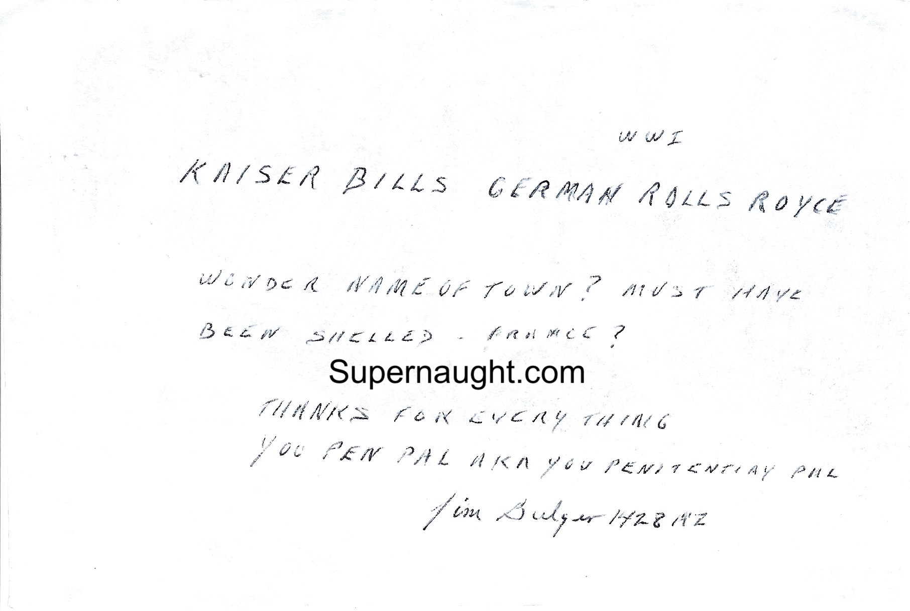 James Whitey Bulger Kaiser Bills Rolls Royce Photo Signed