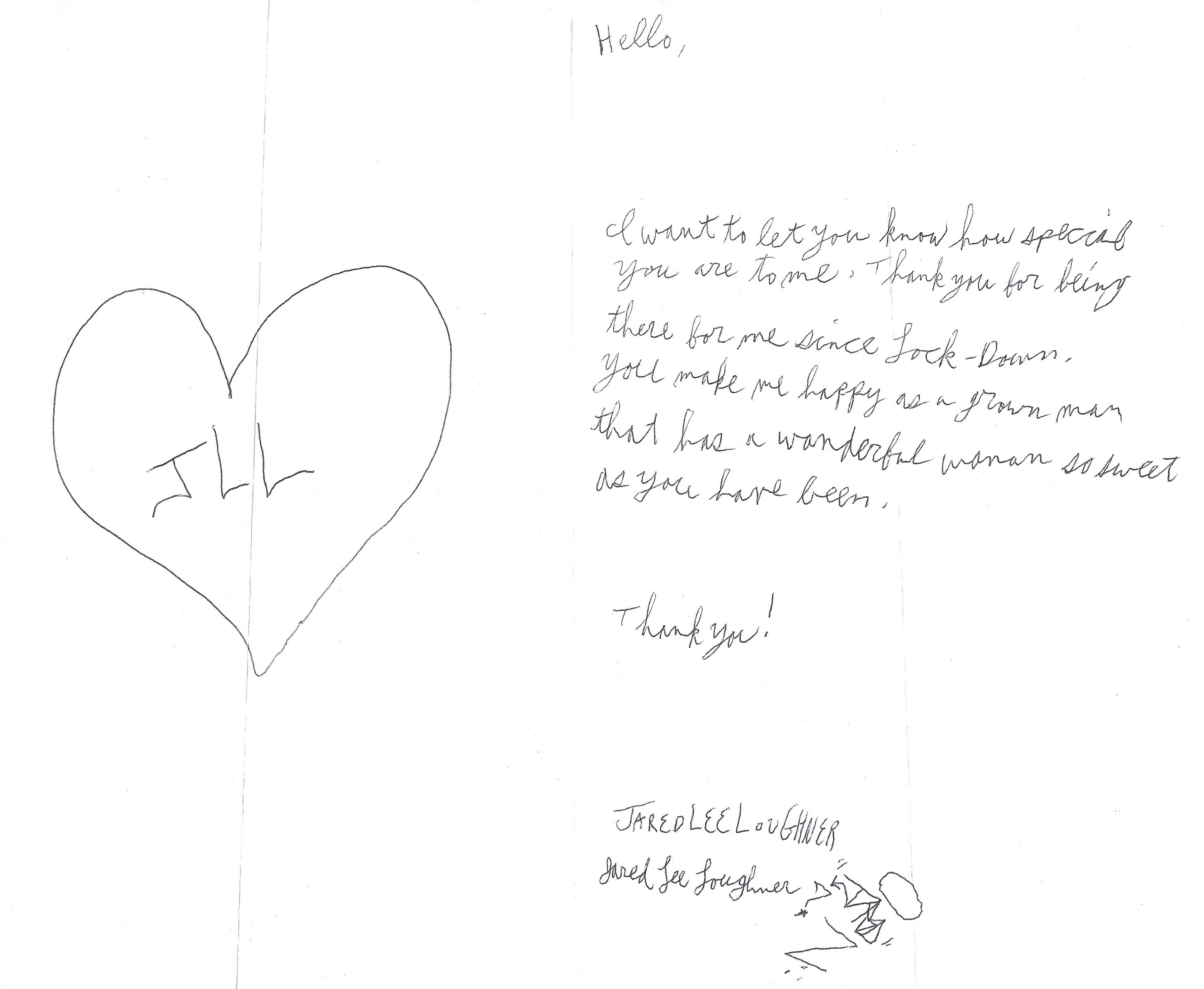 Jared Loughner Artwork and Envelope Set Both Signed image 2
