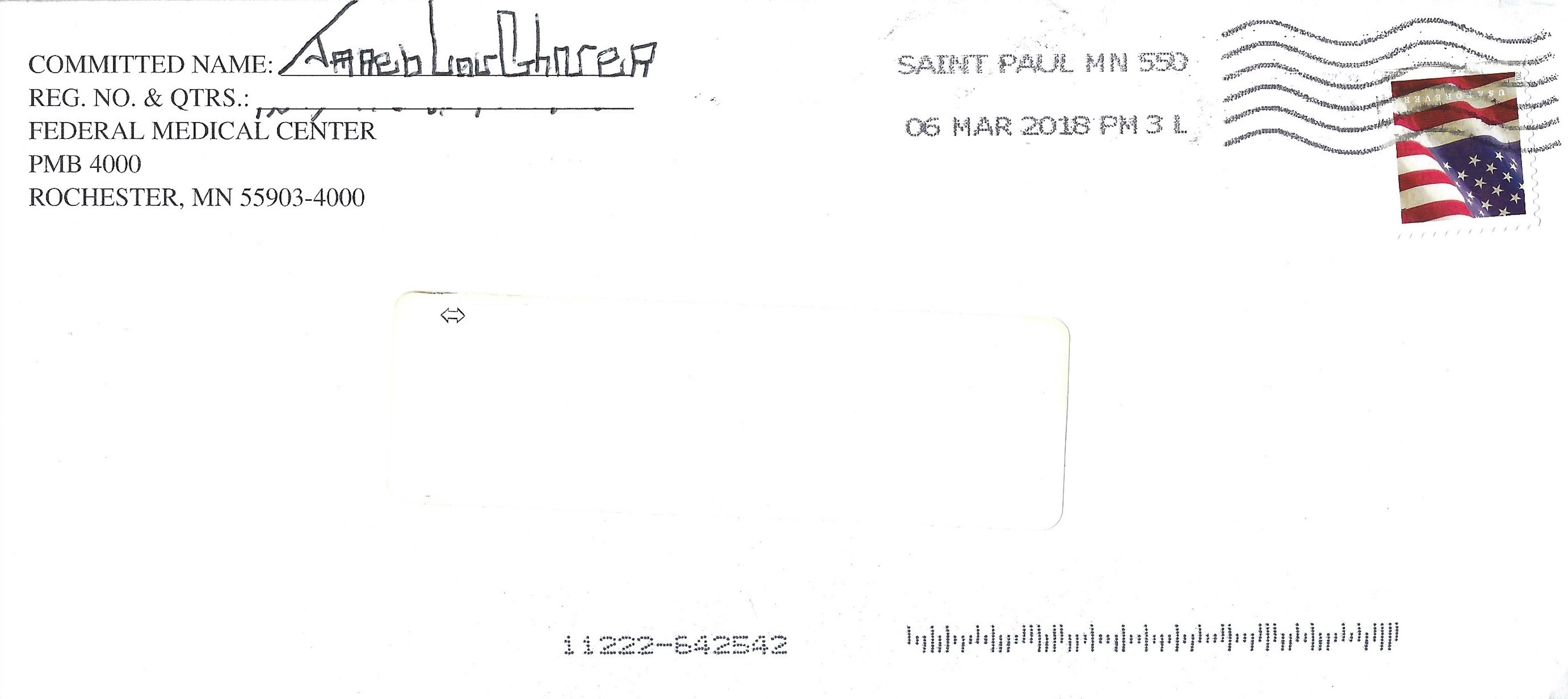 Jared Loughner Artwork and Envelope Set Both Signed image 4