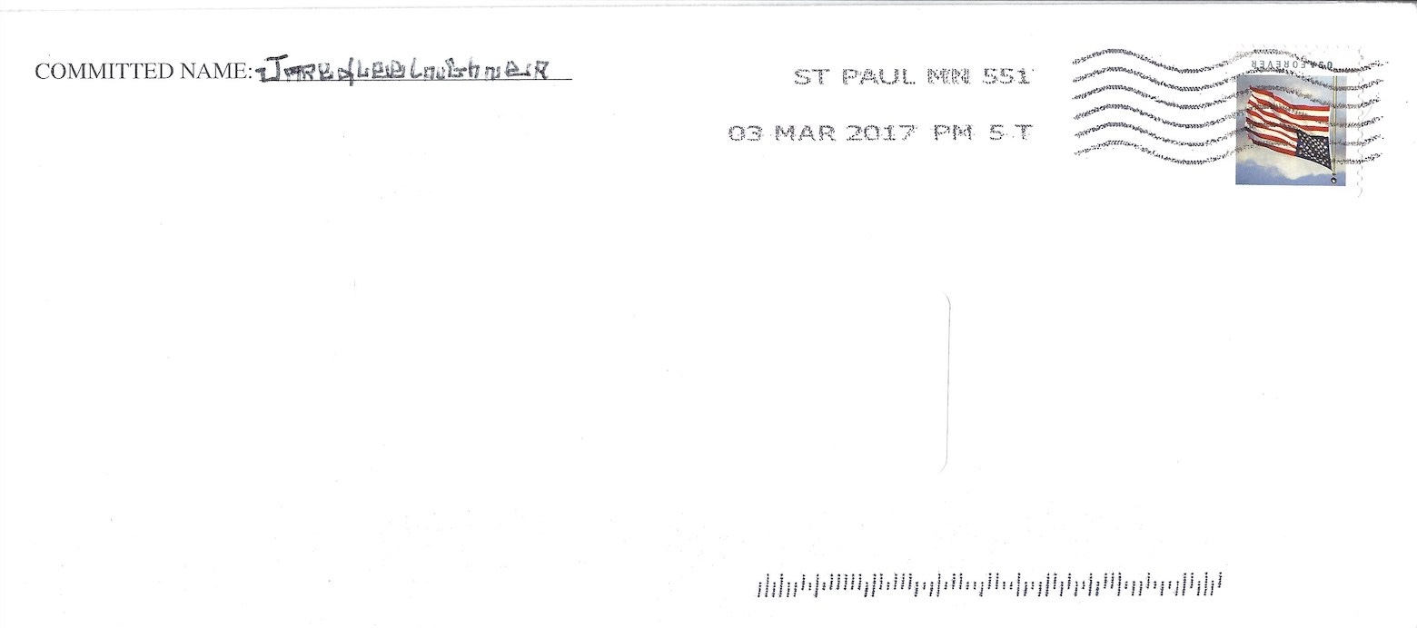 Jared Loughner Signed Envelope