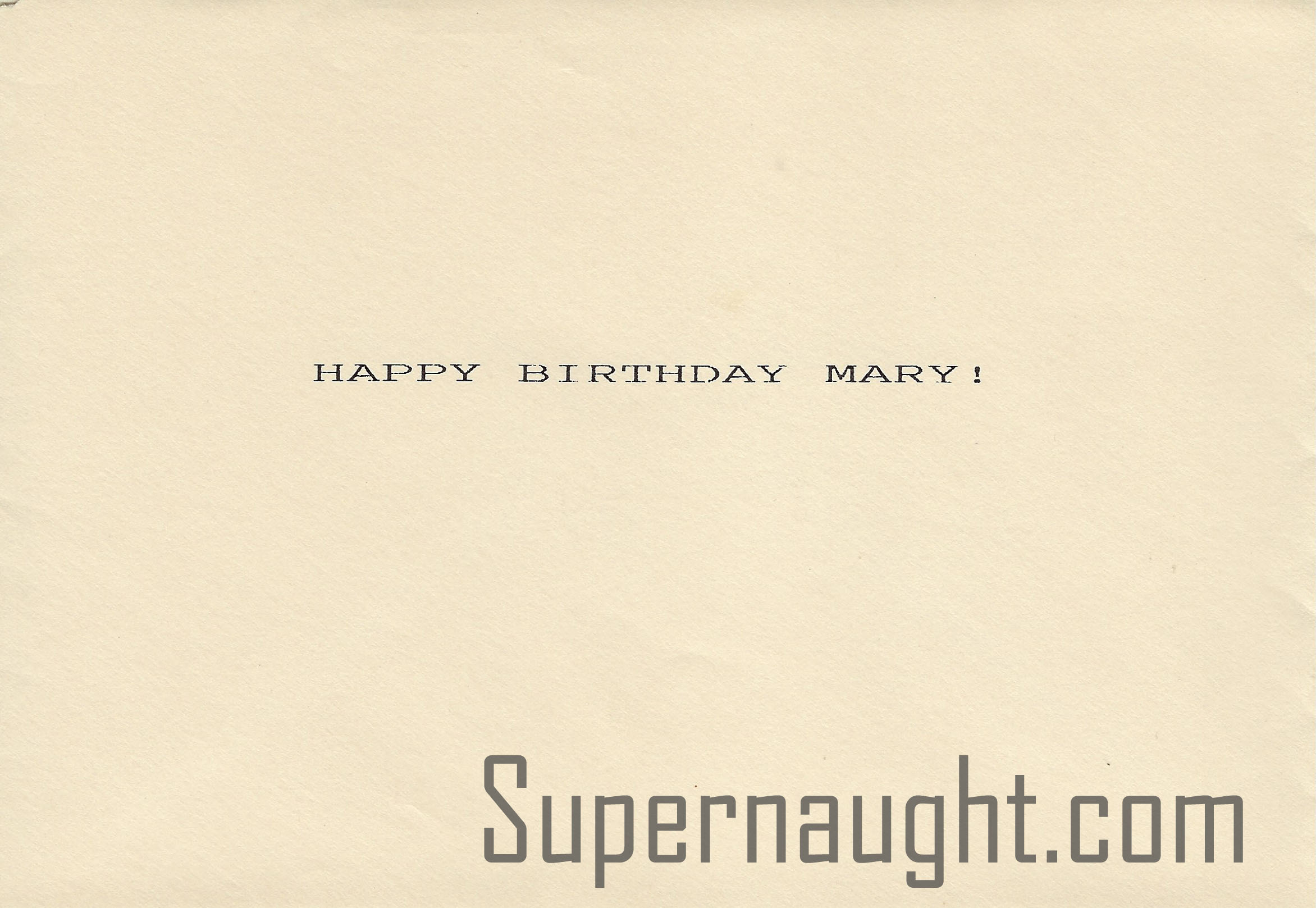 Jeffrey Dahmer Birthday Card Signed With Envelope Set image 2