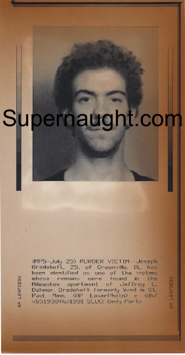 Jeffrey Dahmer Joseph Bradenhoft Laser Press Photo