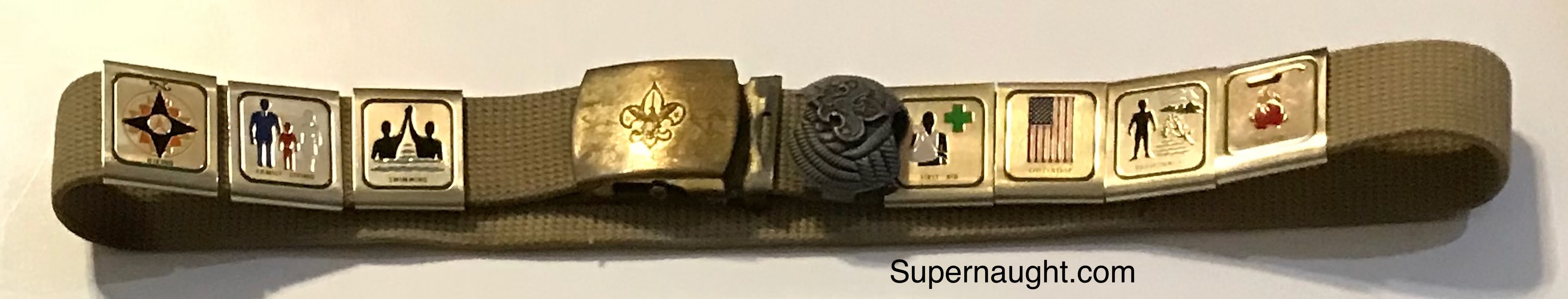 Jeremy Jones Childhood Boy Scout Uniform with Badges image 3