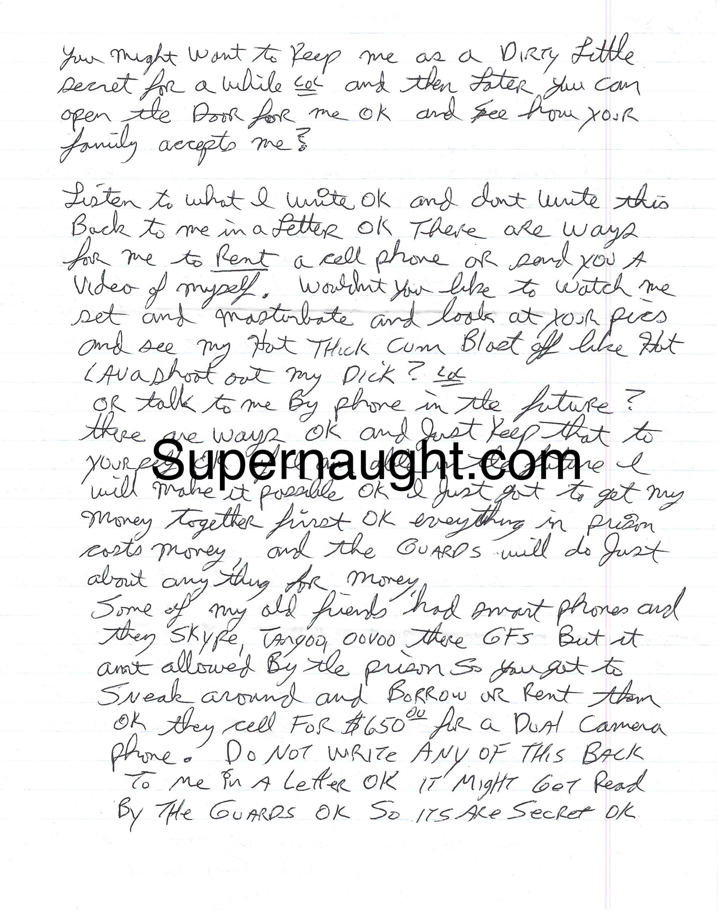 Jeremy Jones Fiancee Sex Letter and Envelope Set Both Signed image 2