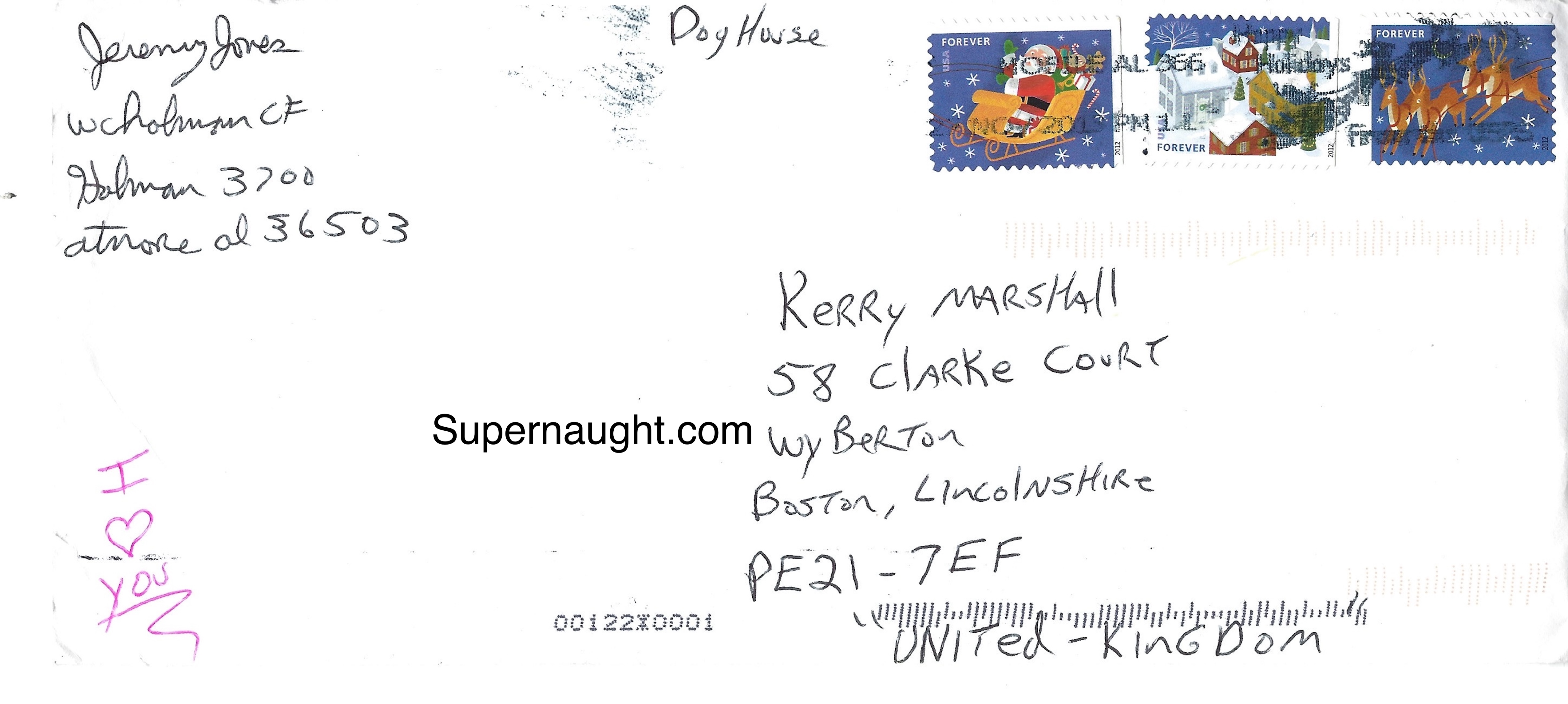 Jeremy Jones Fiancee Sex Letter and Envelope Set Both Signed image 4