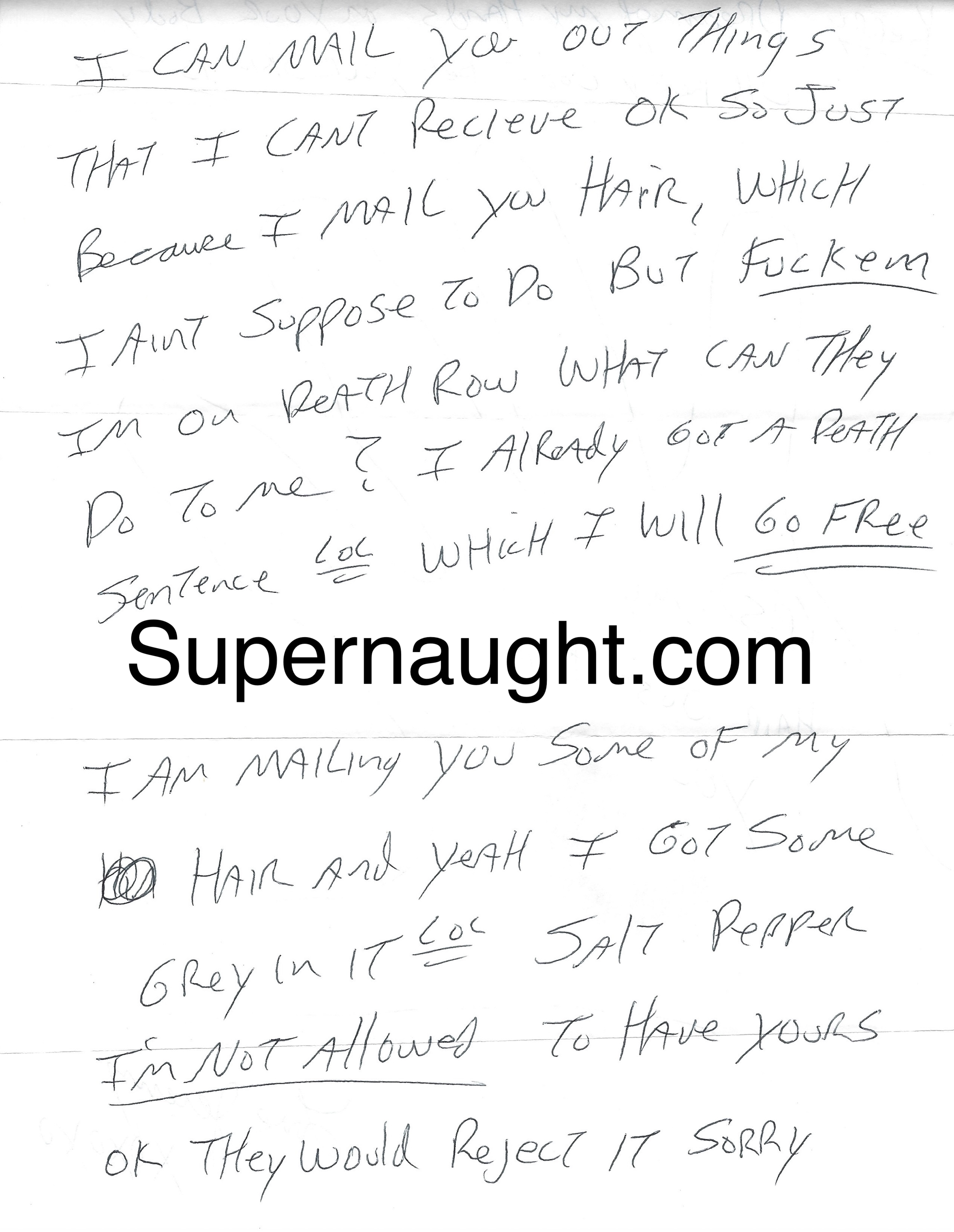 Jeremy Jones Hand Tracing Signed with Lock of Hair and Letter image 2