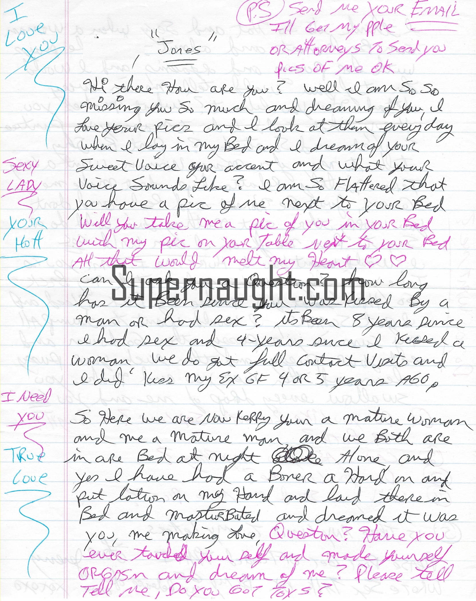 Jeremy Jones Letter and Envelope Both Signed