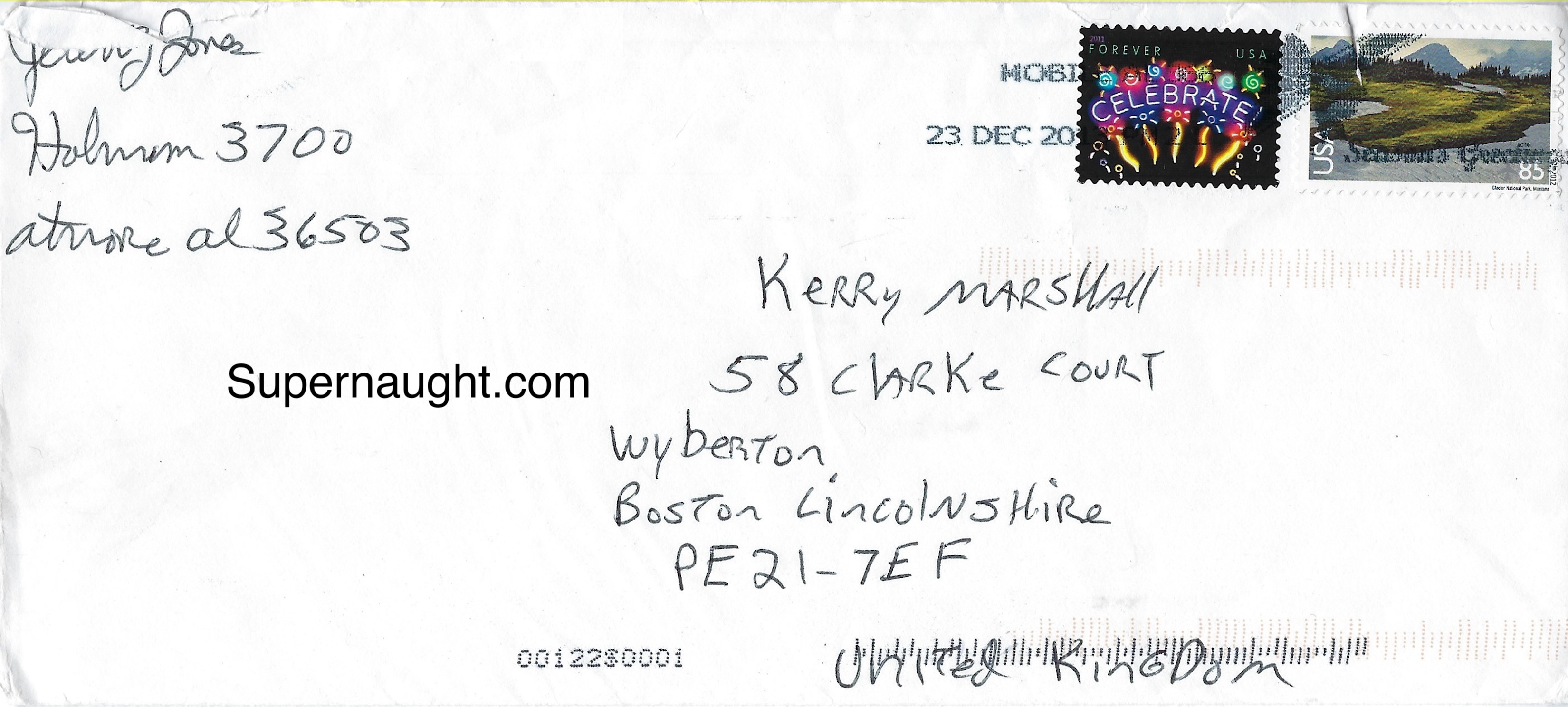 Jeremy Jones Letter and Envelope Both Signed image 3