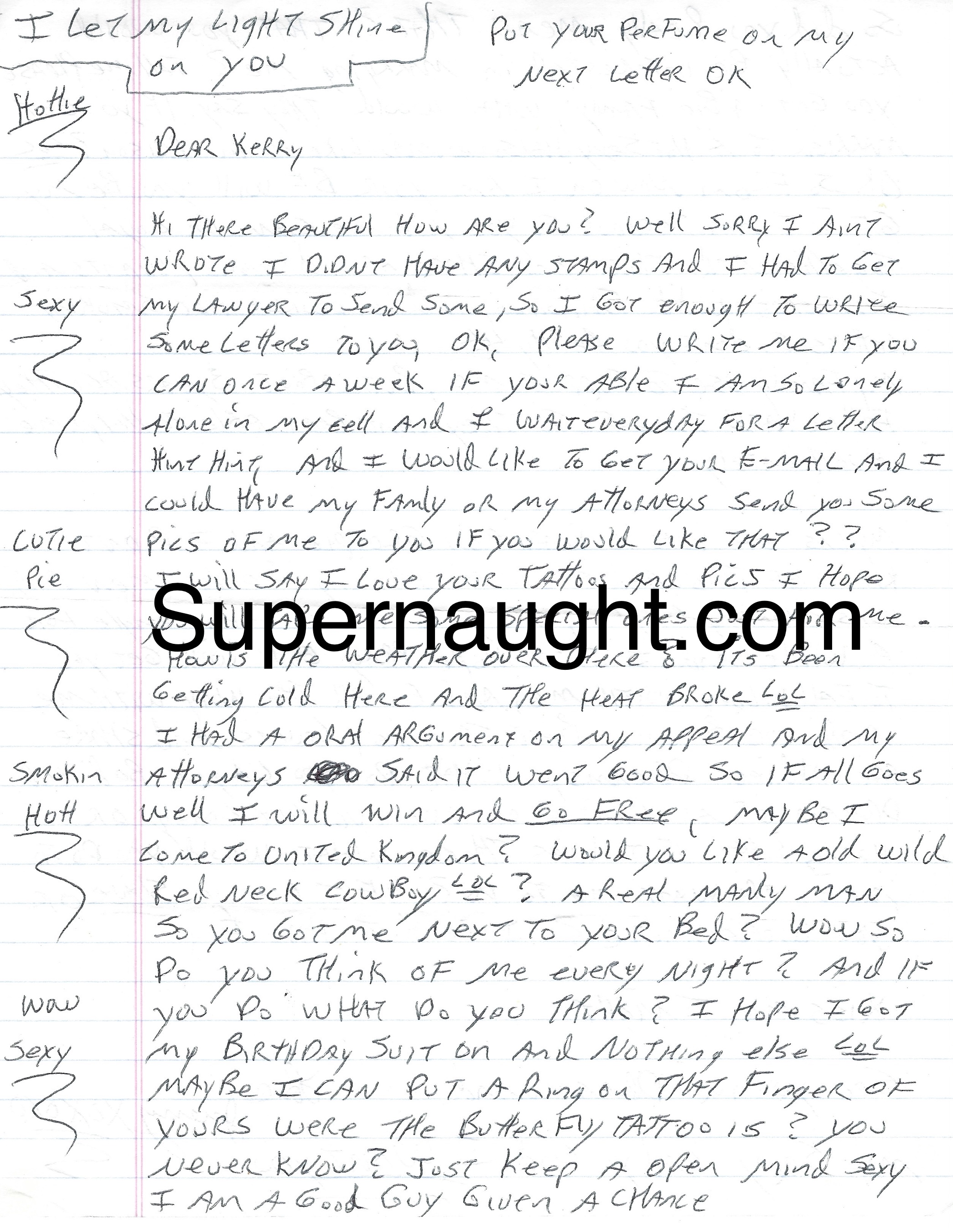Jeremy Jones Love Letter and Envelope Both Signed