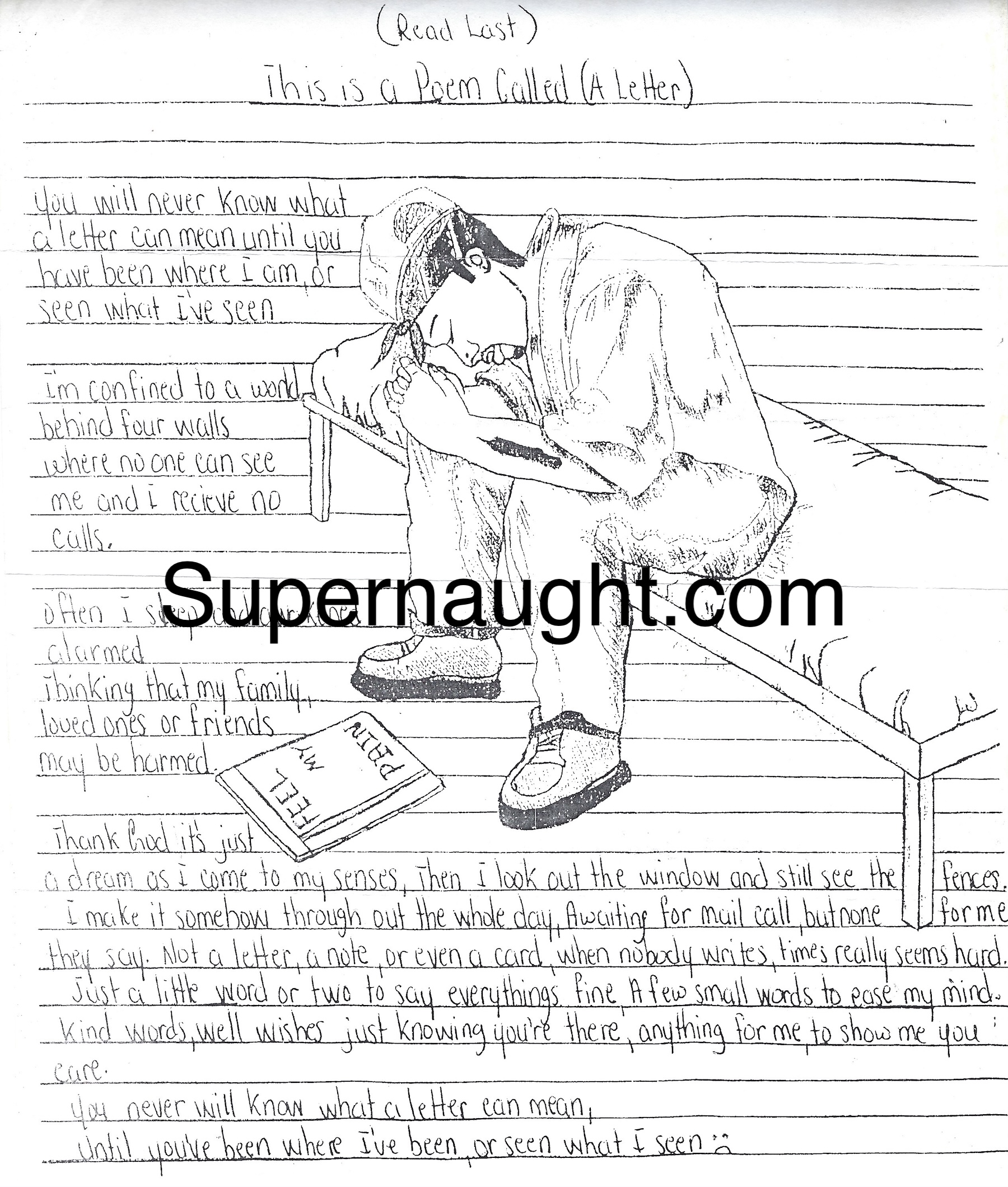 Jeremy Jones Love Letter and Envelope Both Signed image 3