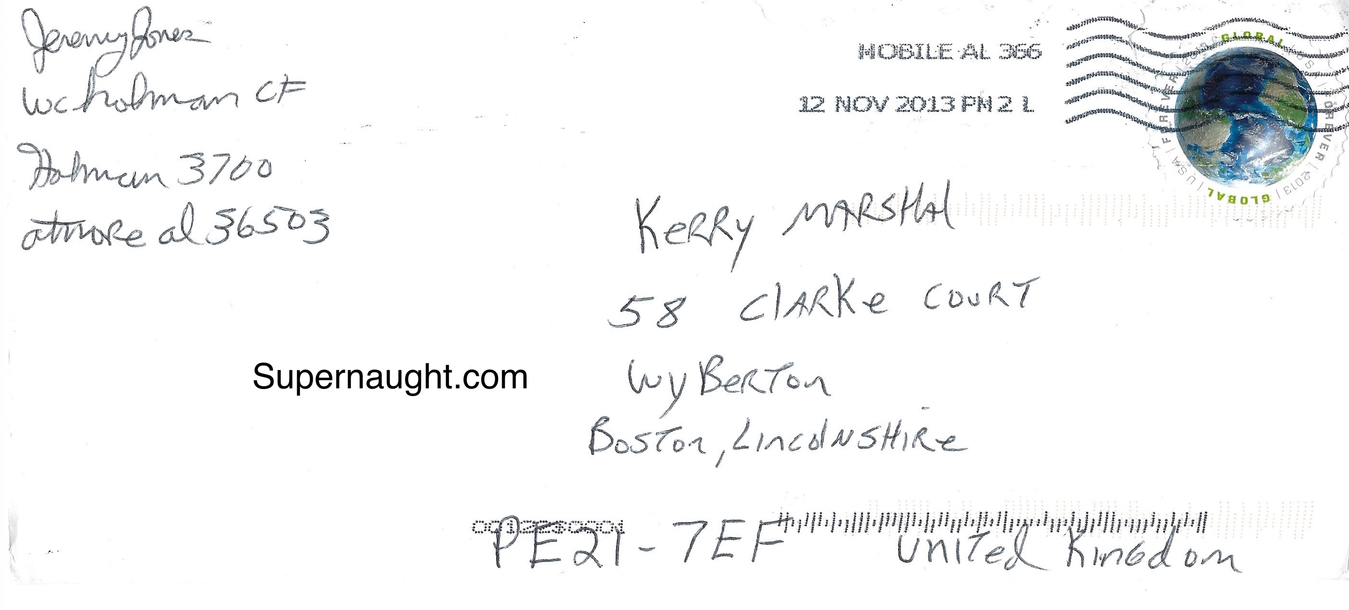 Jeremy Jones Love Letter and Envelope Both Signed image 4