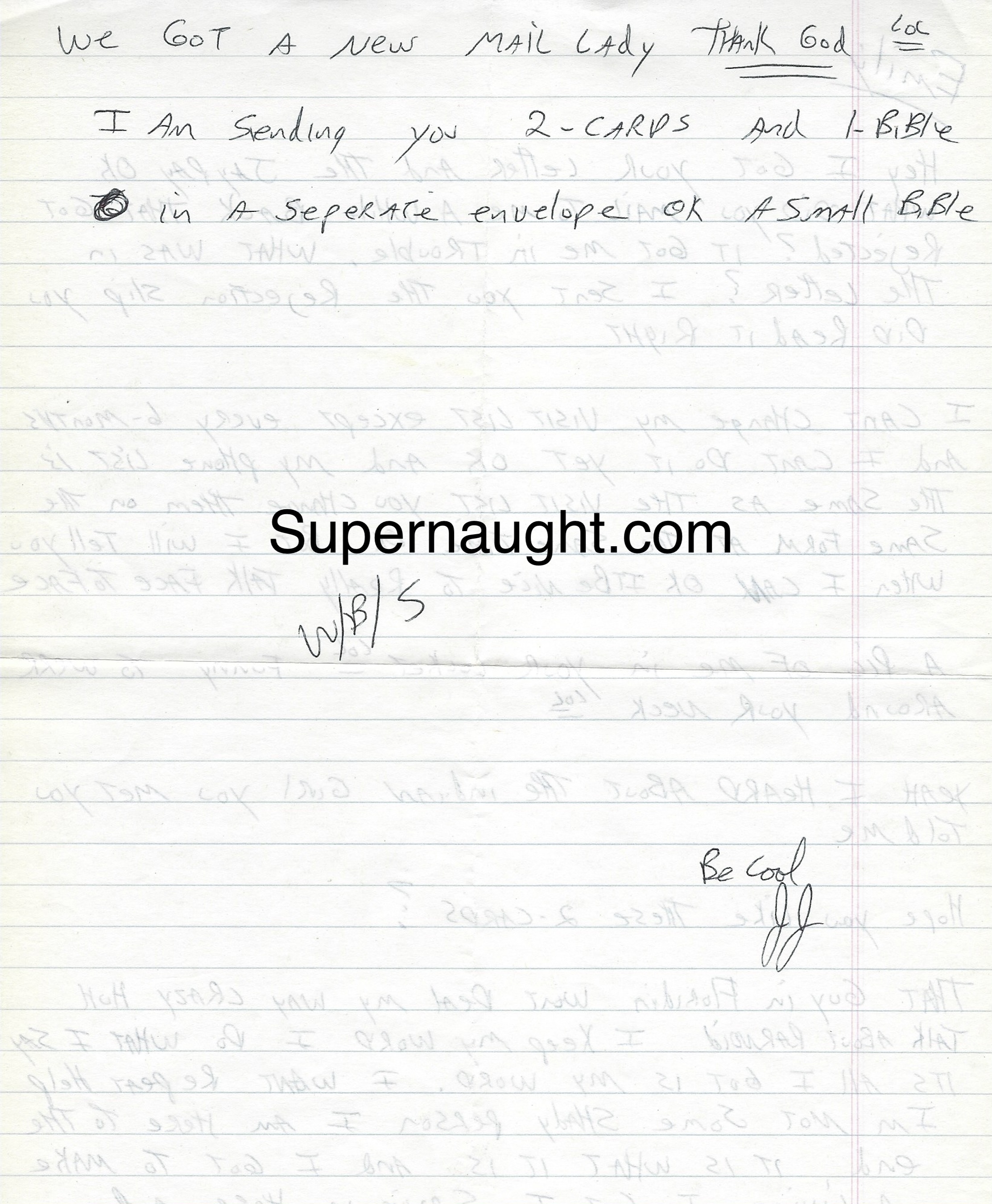 Jeremy Jones Signed Two Page Letter