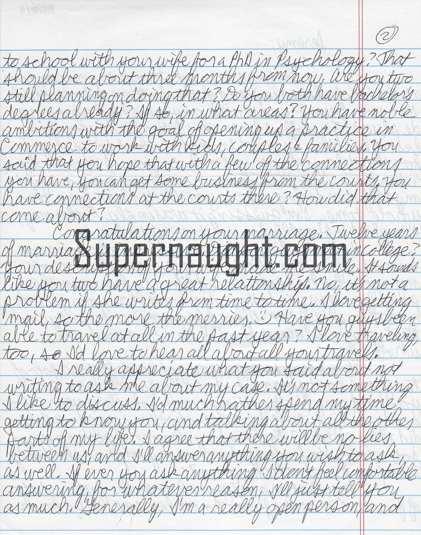 Jeremy Strohmeyer Three Page Letter and Envelope Set Both Signed image 2