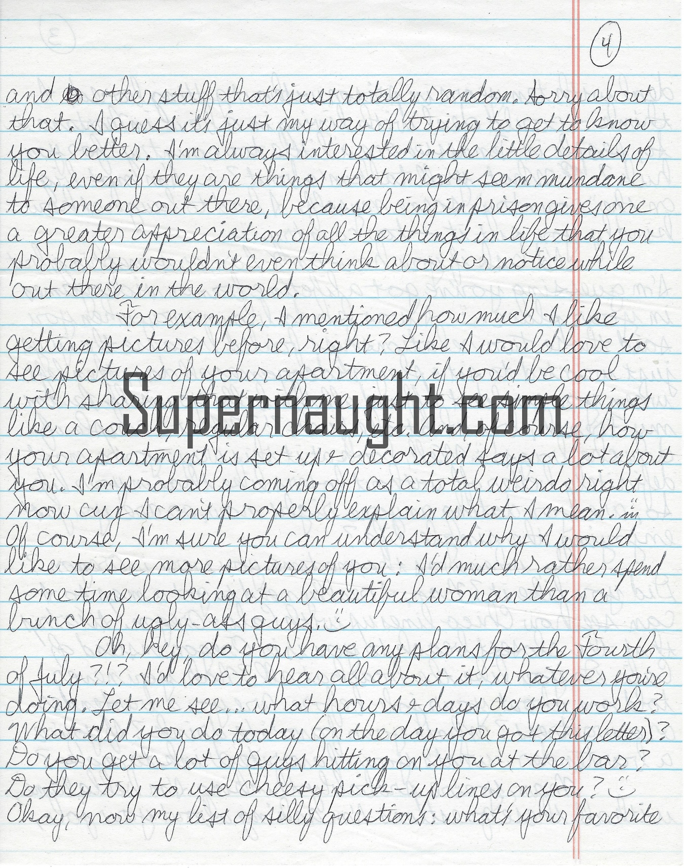 Jeremy Strohmeyer Five Page Letter and Envelope Set Signed image 4