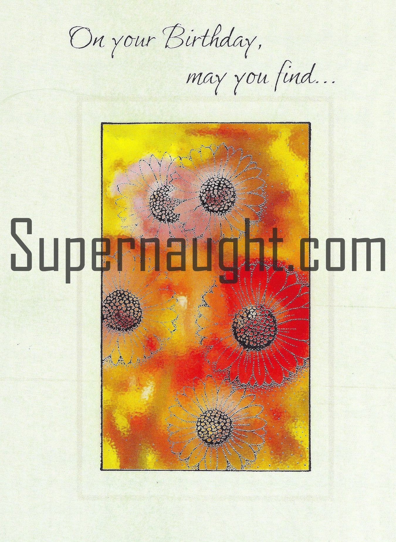 Jeremy Strohmeyer Birthday Card and Envelope Set Both Signed image 2