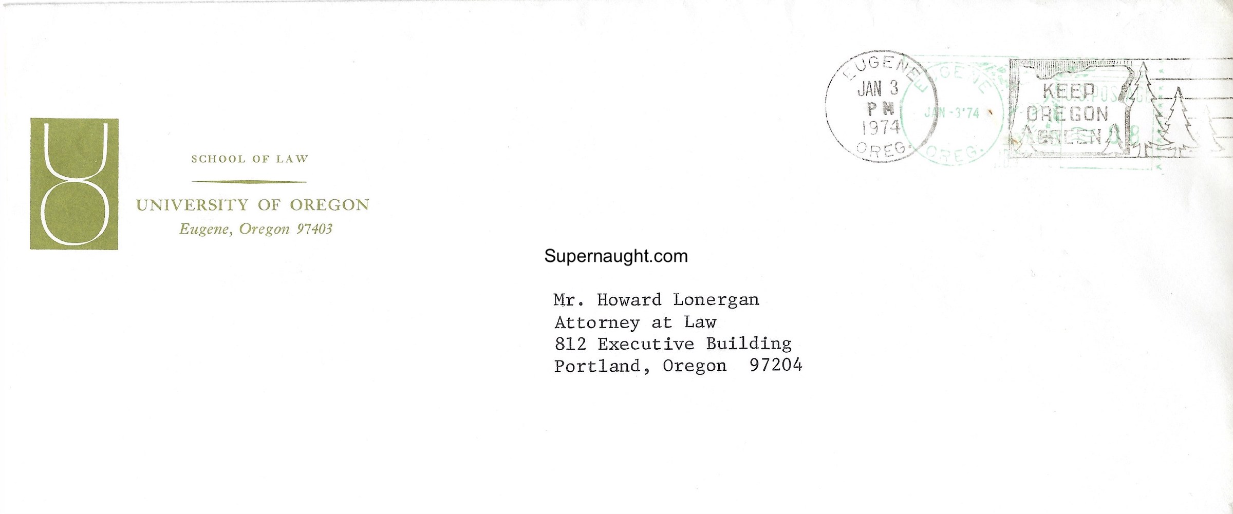 Jerry Brudos 1973 Letter to Attorney Signed With Envelope image 2