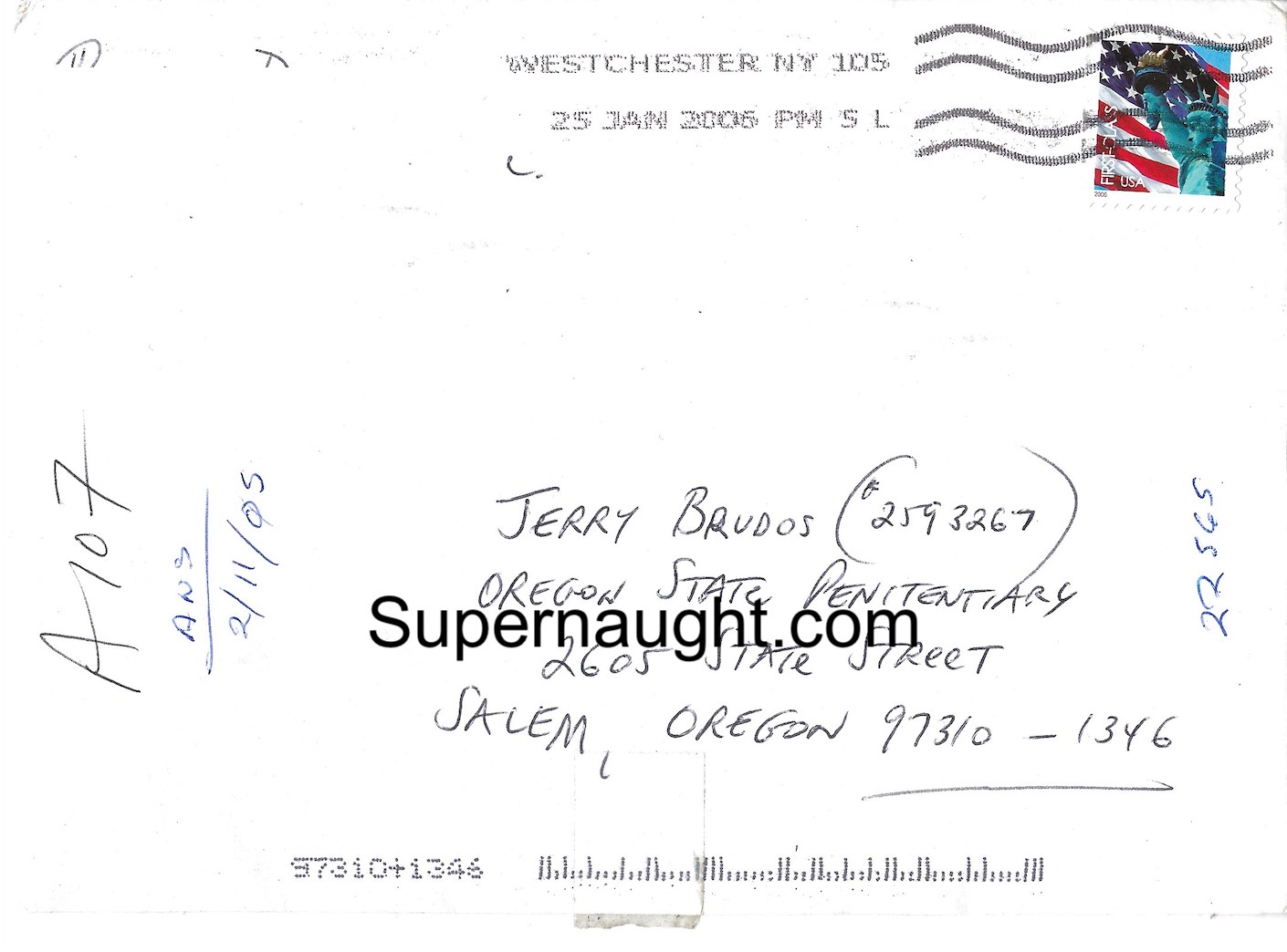 Jerry Brudos Birthday Card and Envelope Set image 3