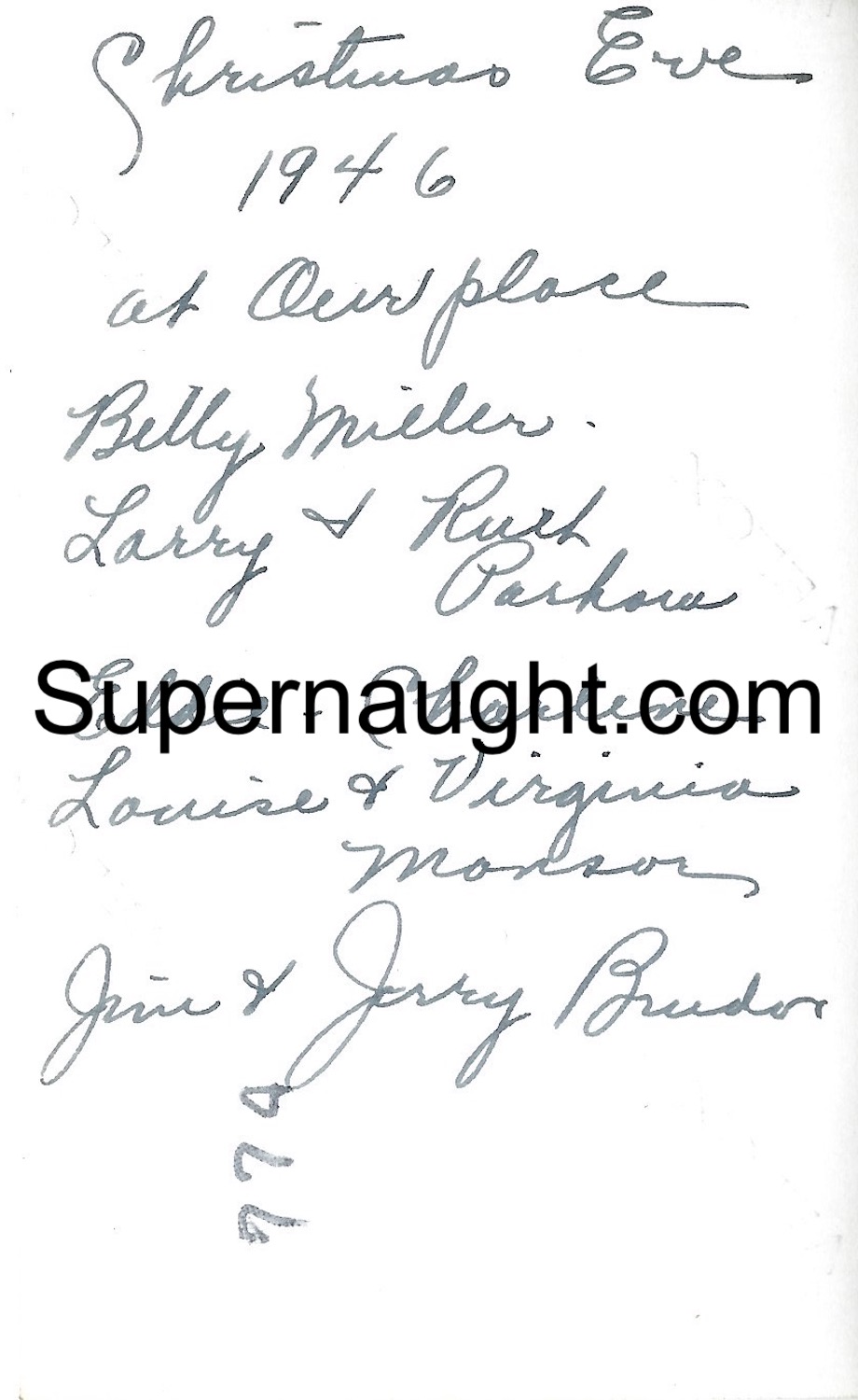 Jerry Brudos Family 1946 Christmas Eve Photograph image 2