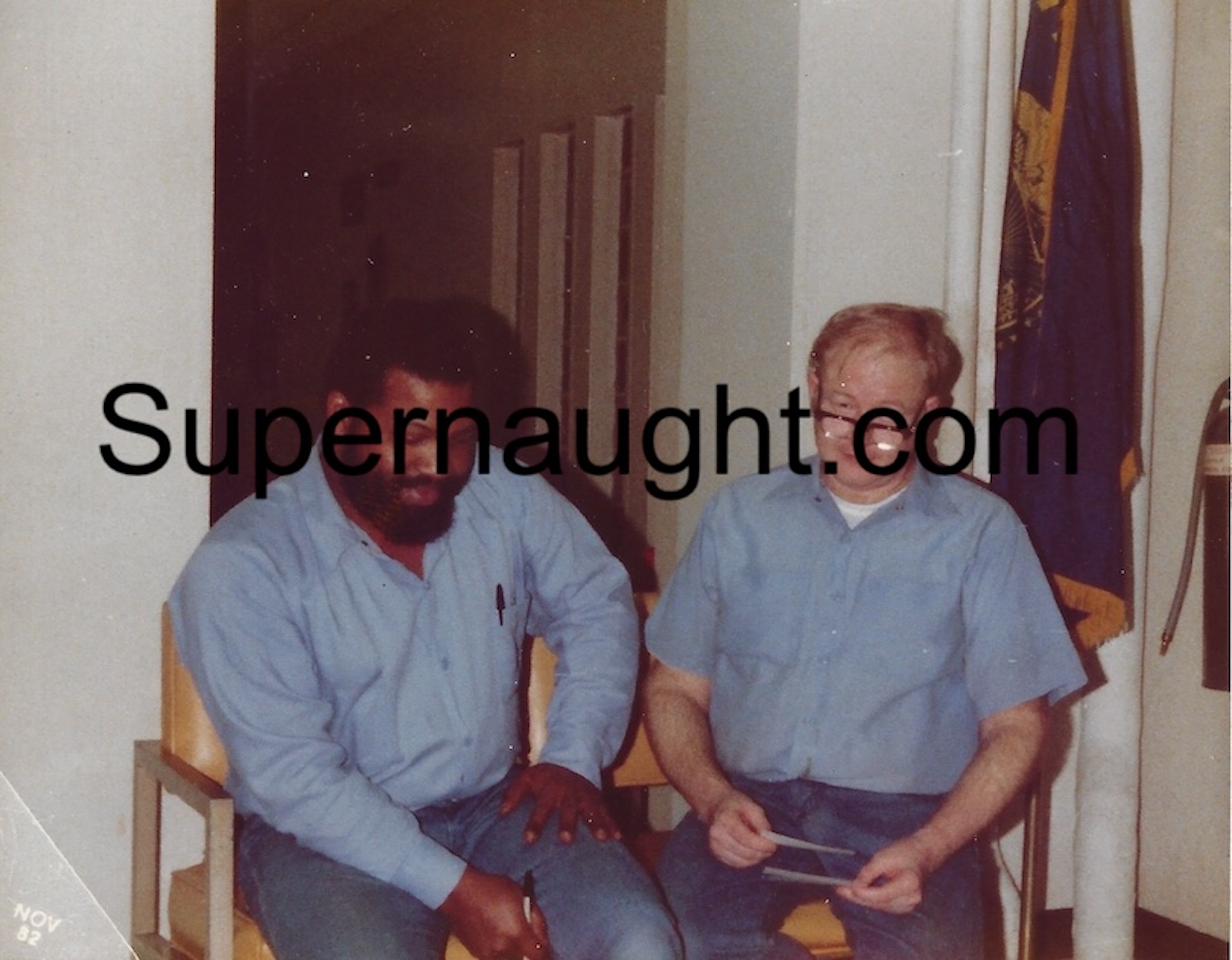 Jerry Brudos with Another Inmate 1982 Photo Signed