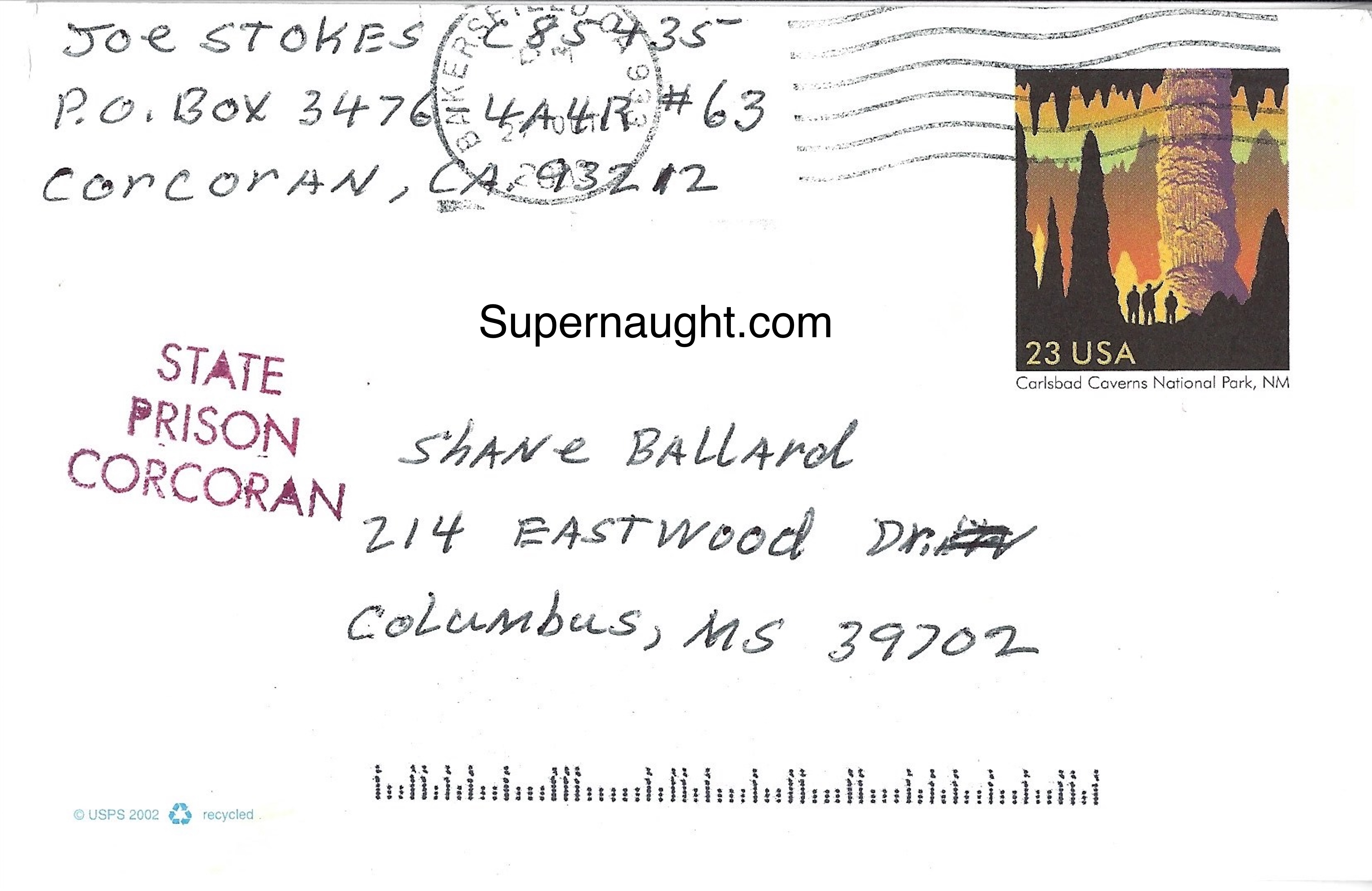 Joe Stokes Signed Postcard image 2