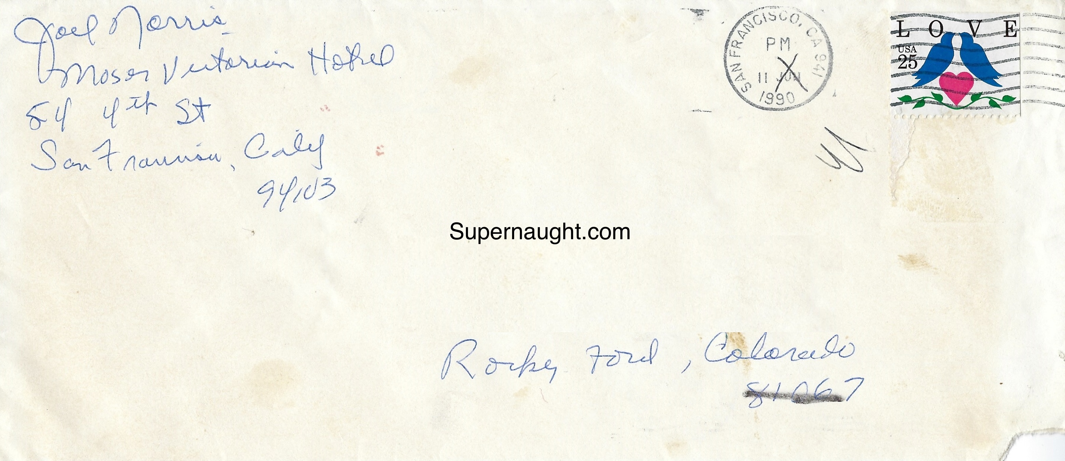 Joel Norris Two Page Letter And Envelope Set Signed image 3