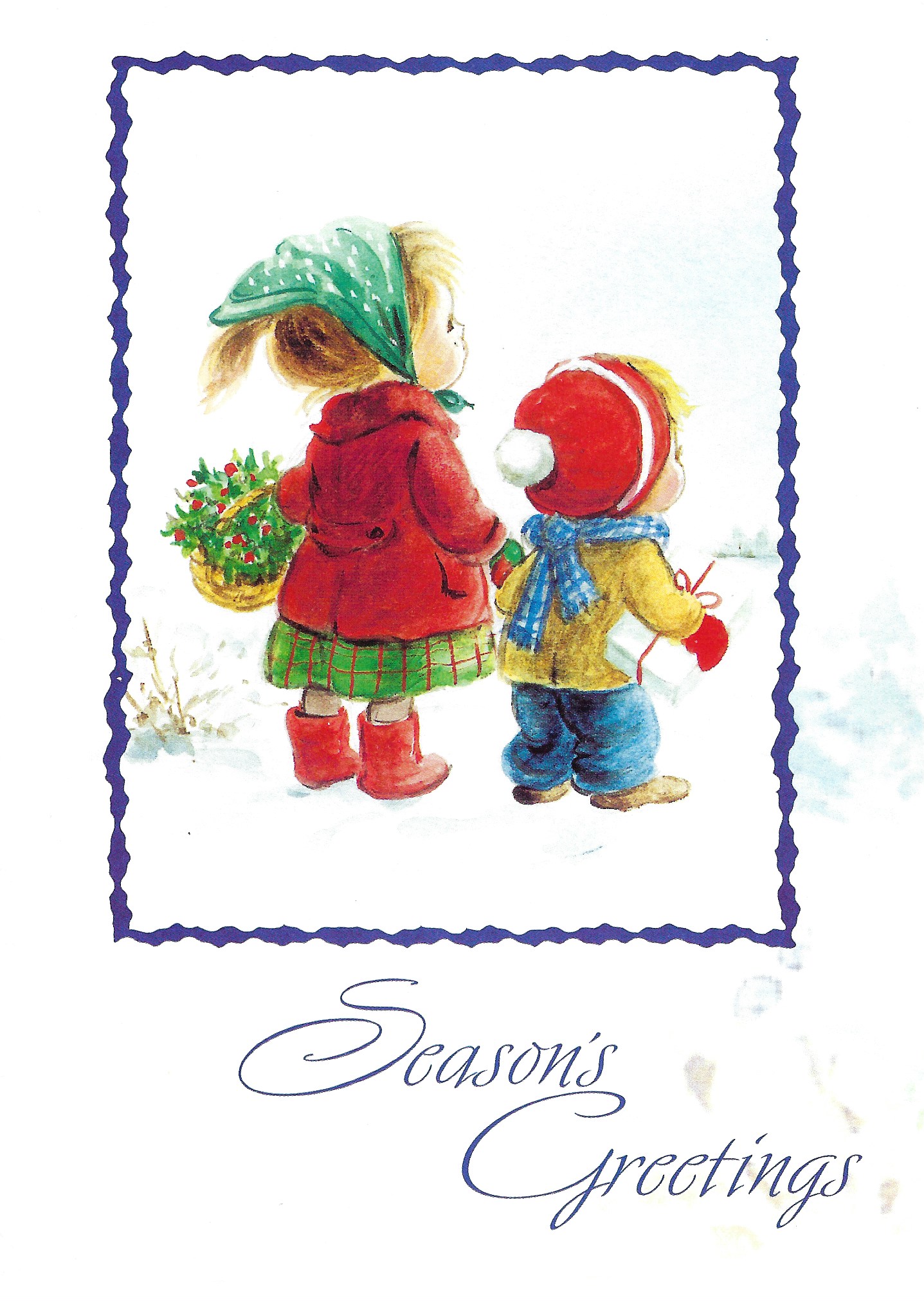 Joel Rifkin Christmas Card and Envelope image 3