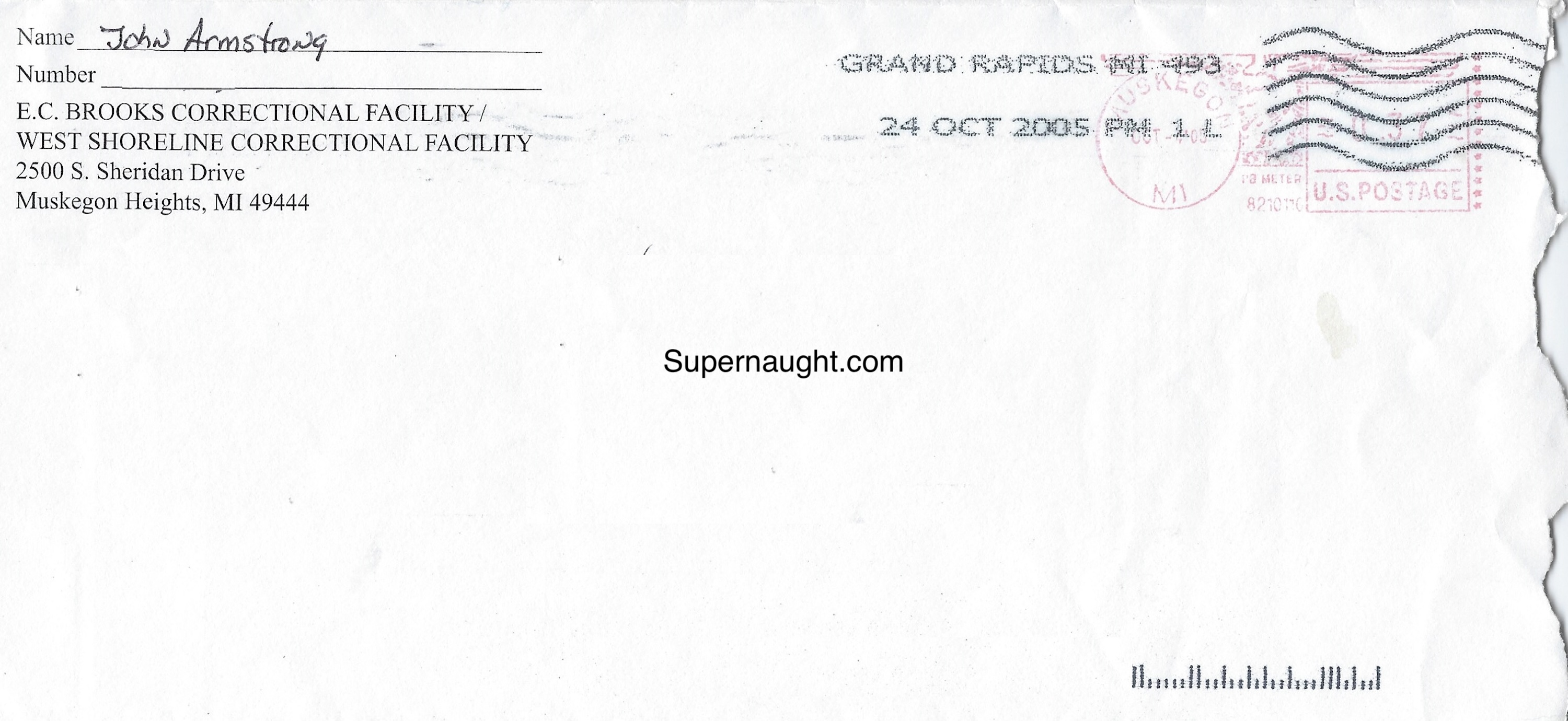 John Armstrong Letter and Envelope Set Both Signed image 3