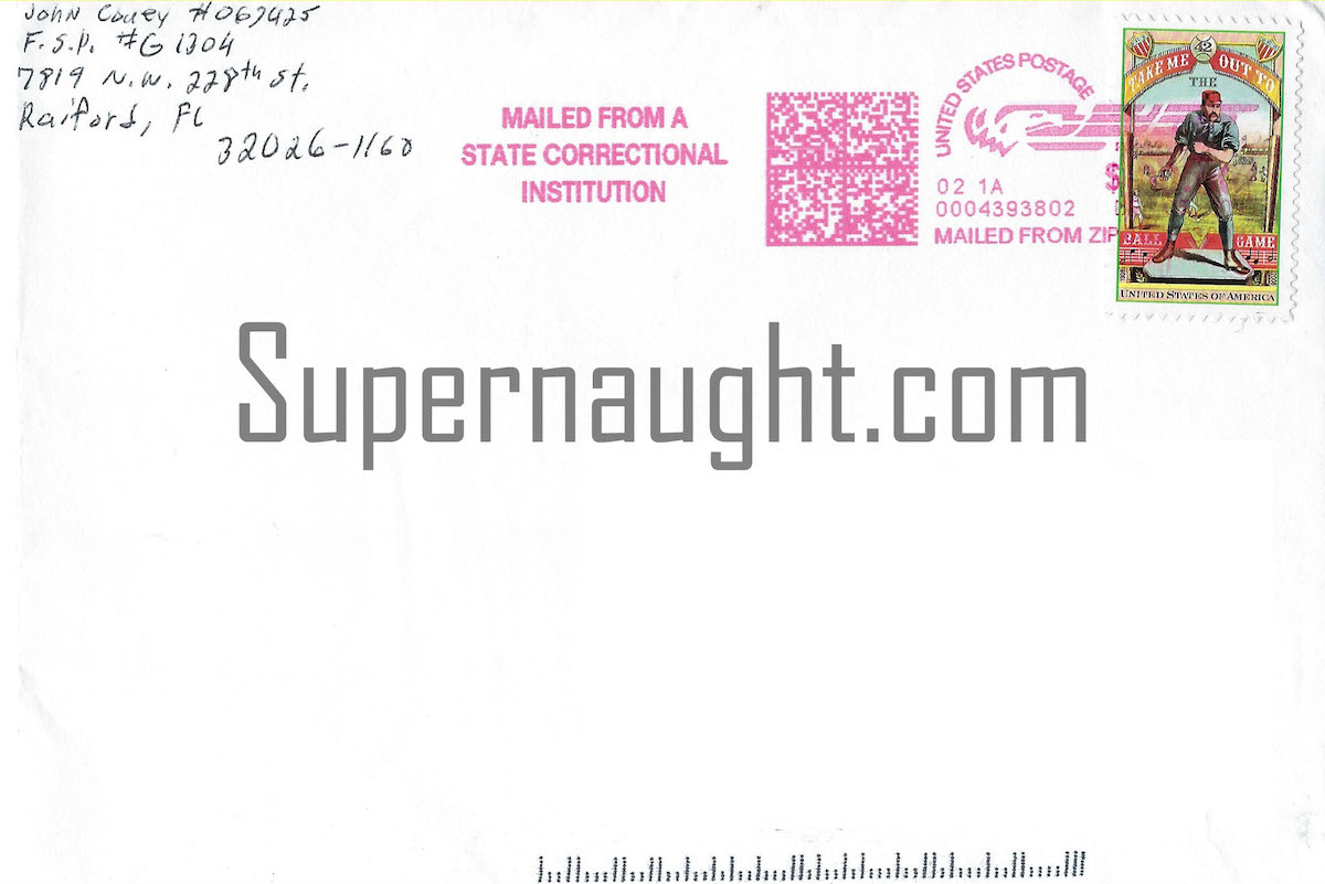 John Couey Christmas Card and Envelope Set Signed image 2