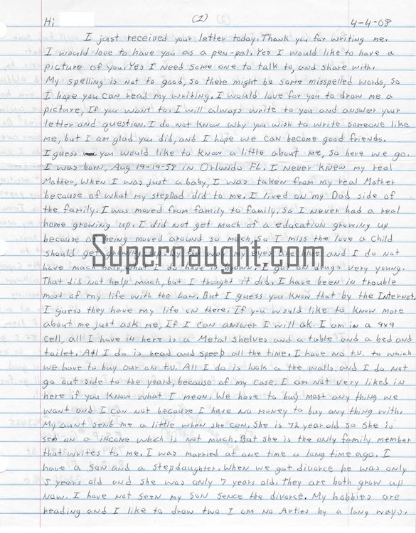 John Couey Letter and Envelope Set Both Signed