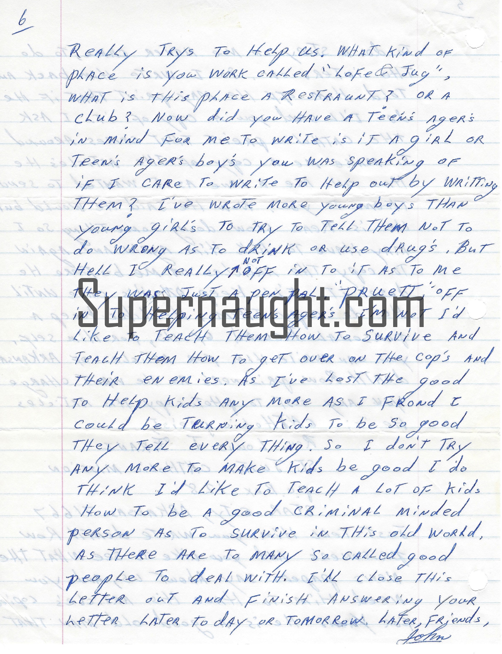 John Edward Swindler 6 Page Letter and Envelope Set Both Signed image 6