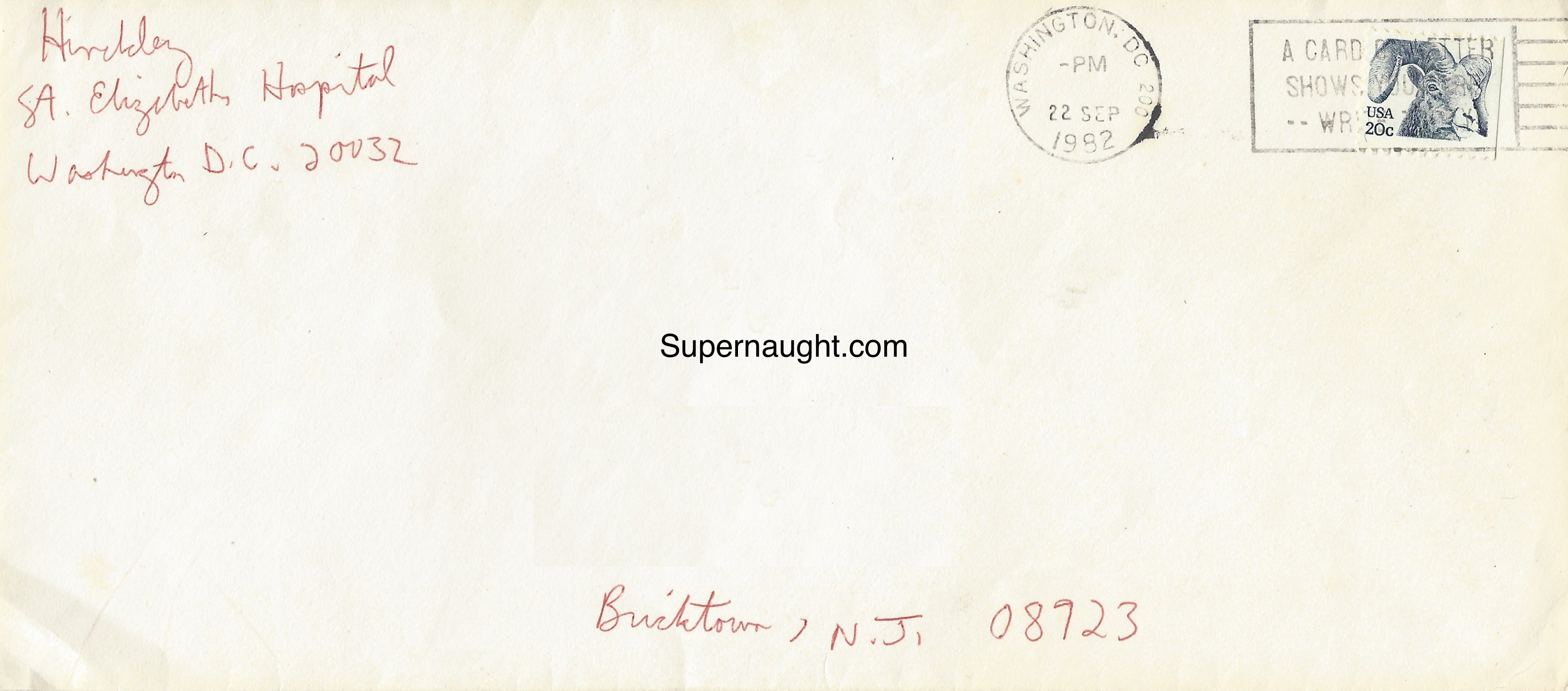 John Hinckley Jodie Foster Content Letter Envelope Set Both Signed image 2