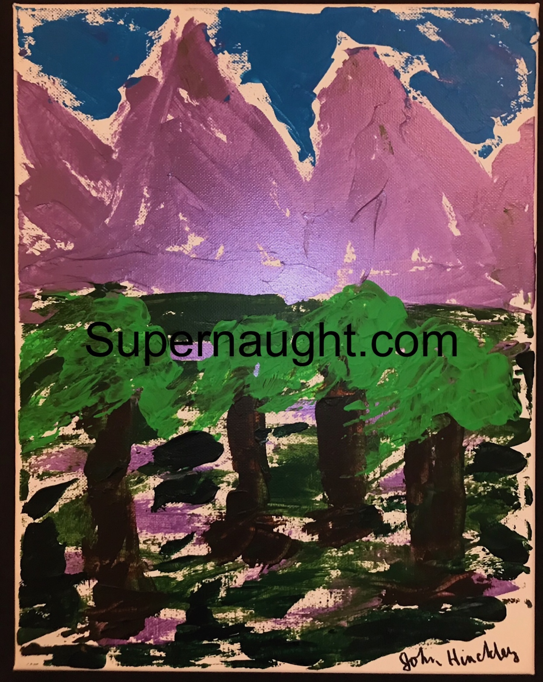 John Hinckley Signed Landscape Artwork