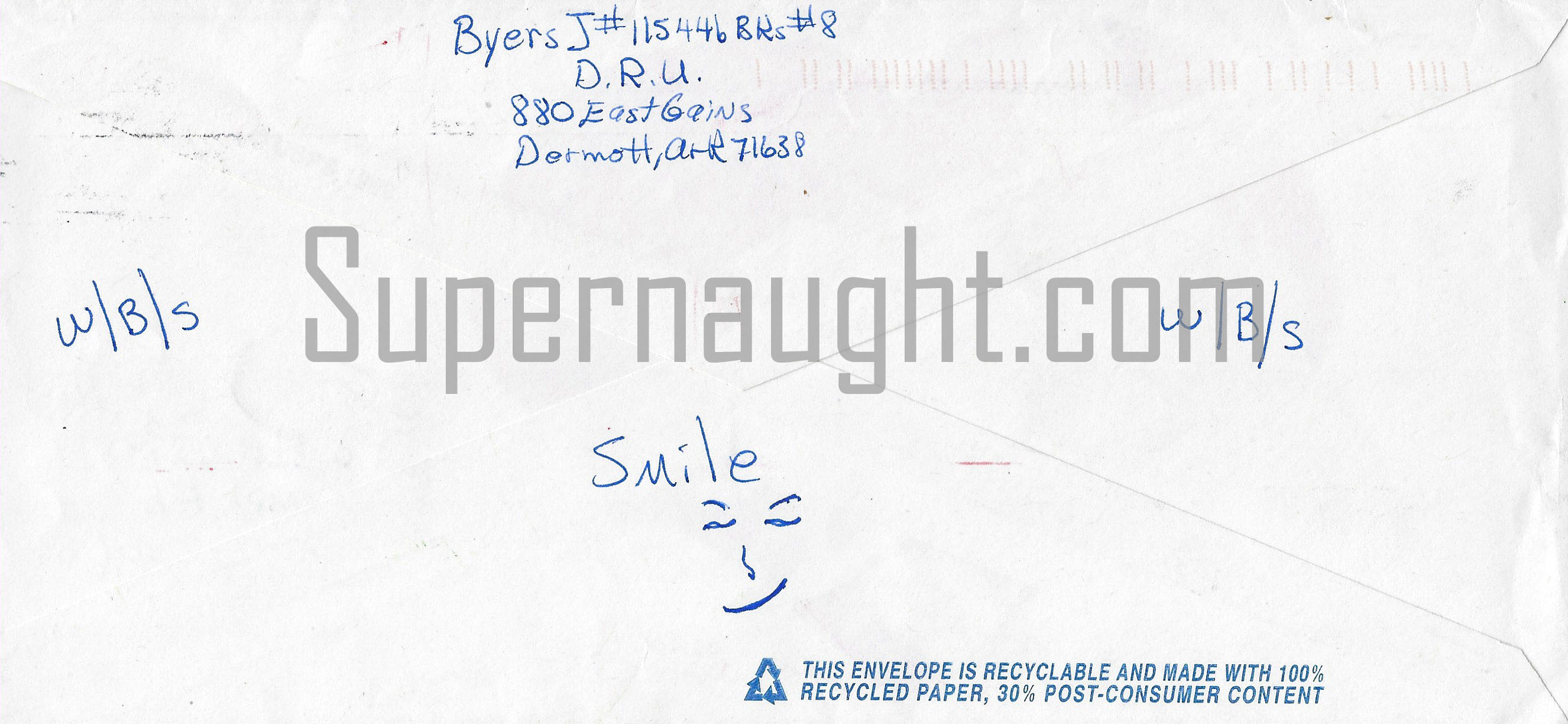 John Mark Byers Letter And Envelope Artwork Set Both Signed image 4