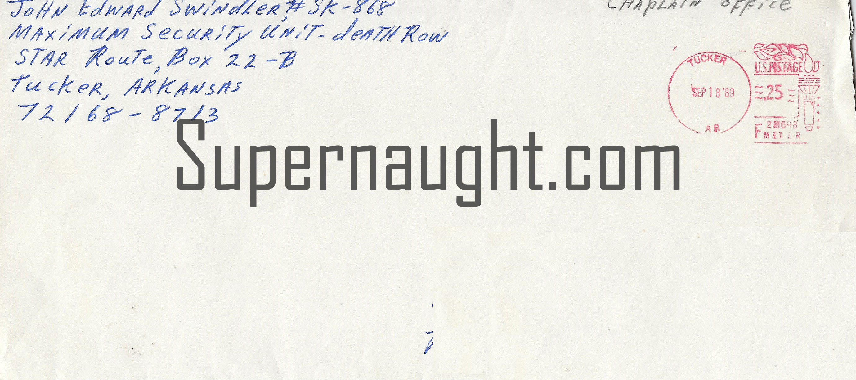 John Swindler Eight Page Letter and Envelope Set Both Signed - Executed image 3