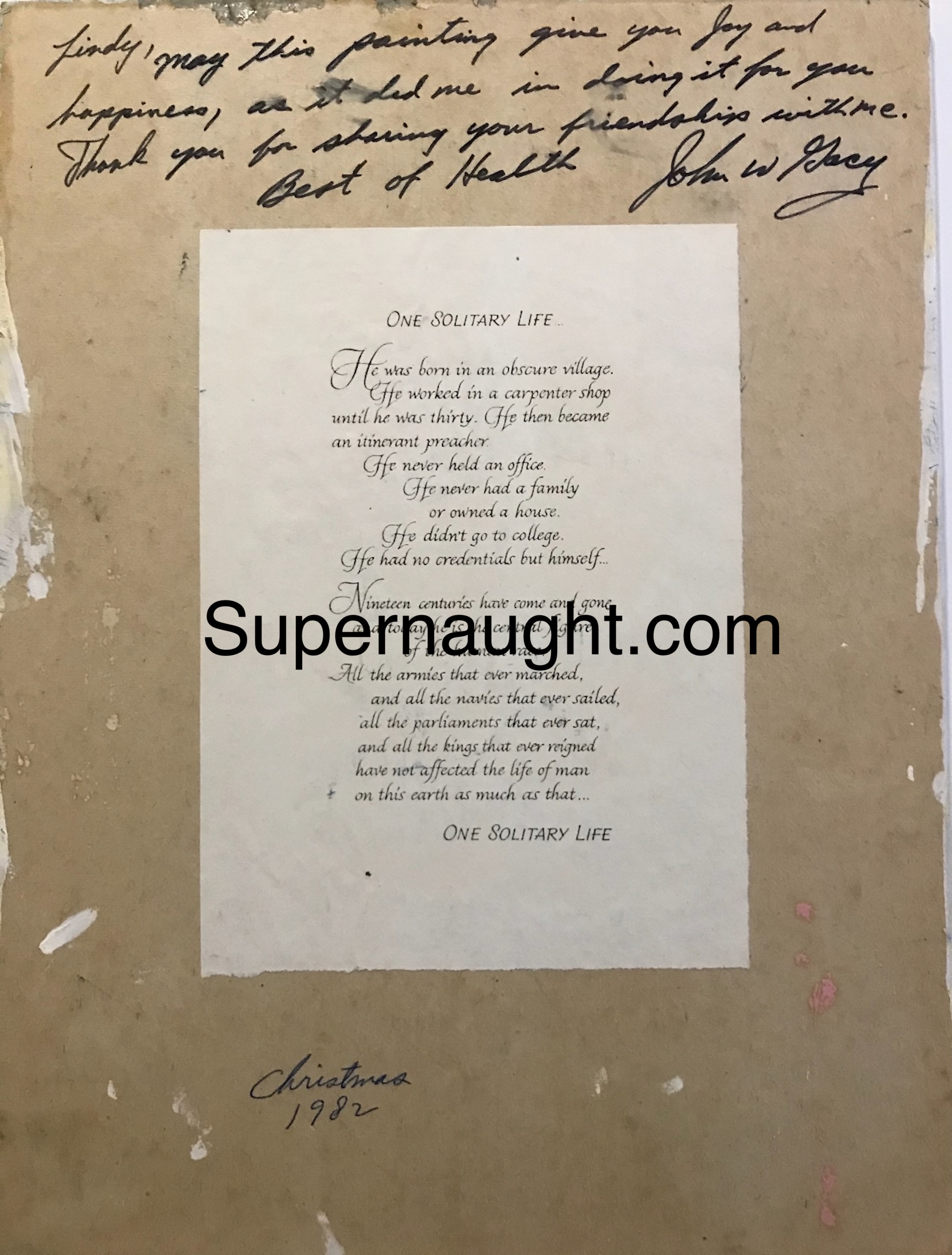 John Wayne Gacy 1982 Christ Painting Signed image 2
